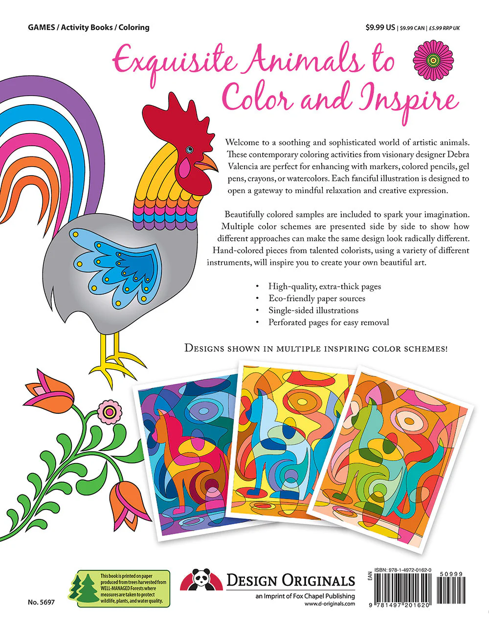 Stylized Animals Coloring Book - Image 5