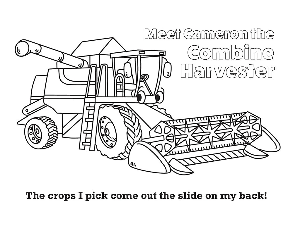 Super Cool Trucks, Tractors, and Cars Coloring Book - Image 6