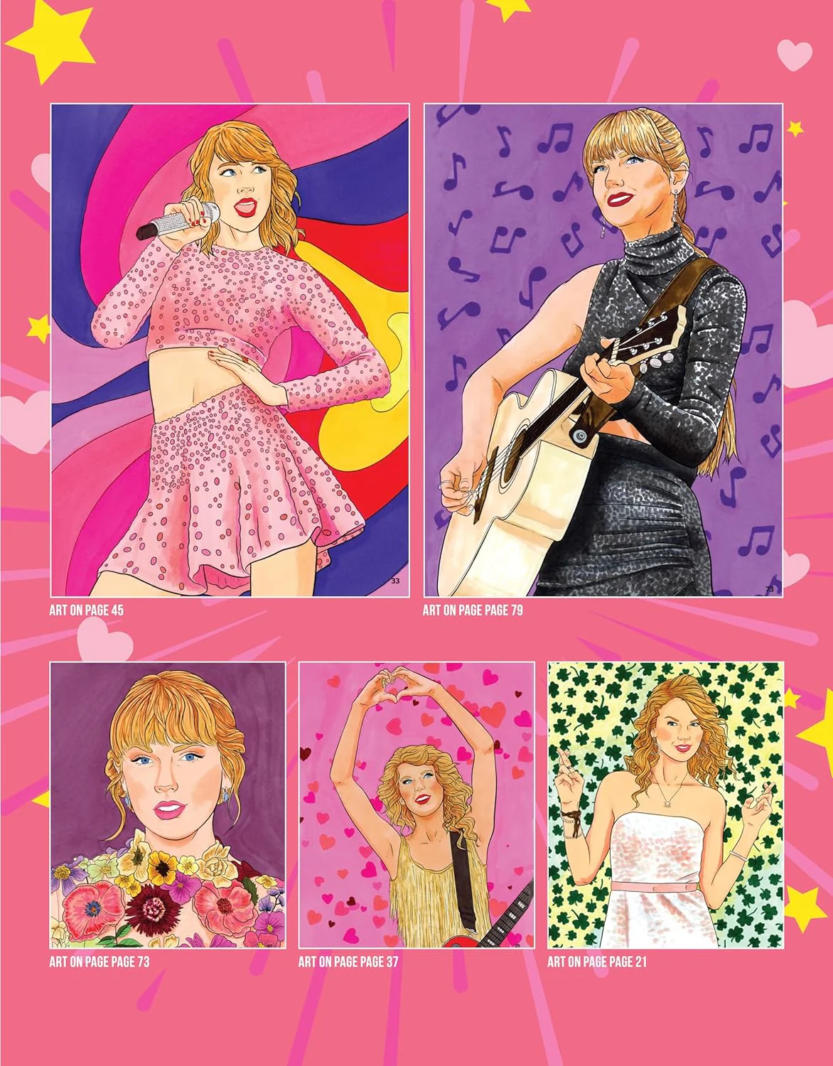 SUPER FAN-tastic Taylor Swift Coloring & Activity Book - Image 6
