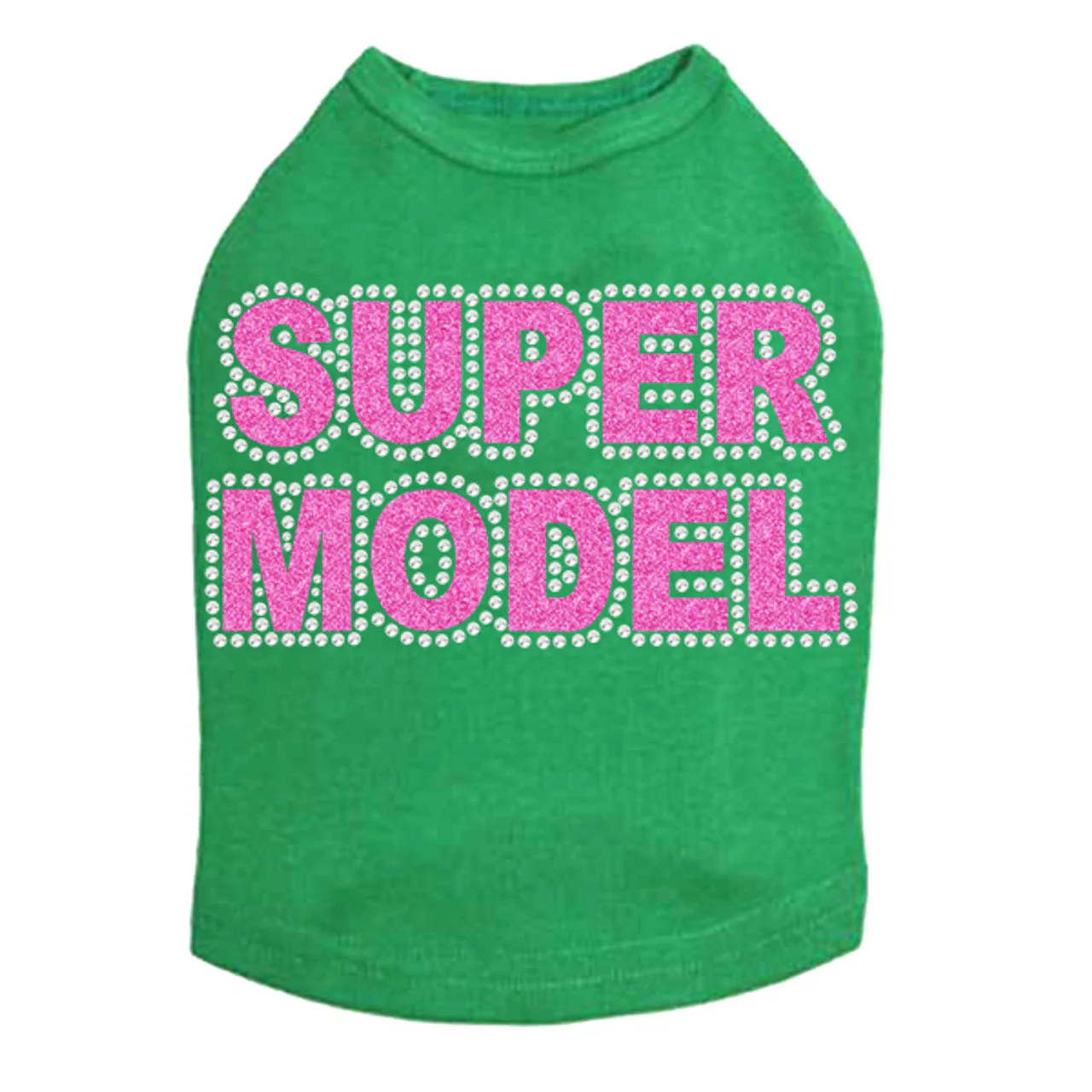 Super Model  (Pink)- Dog Tank - Image 7