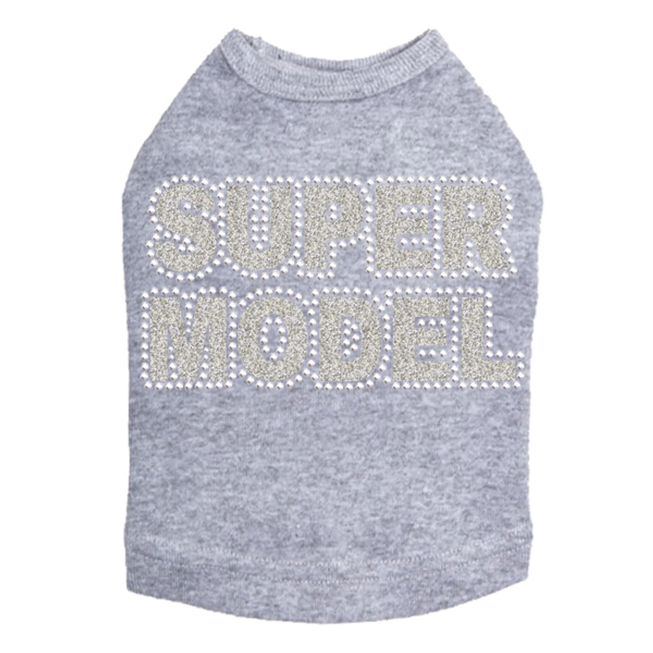 Super Model  (Silver) - Dog Tank - Image 6