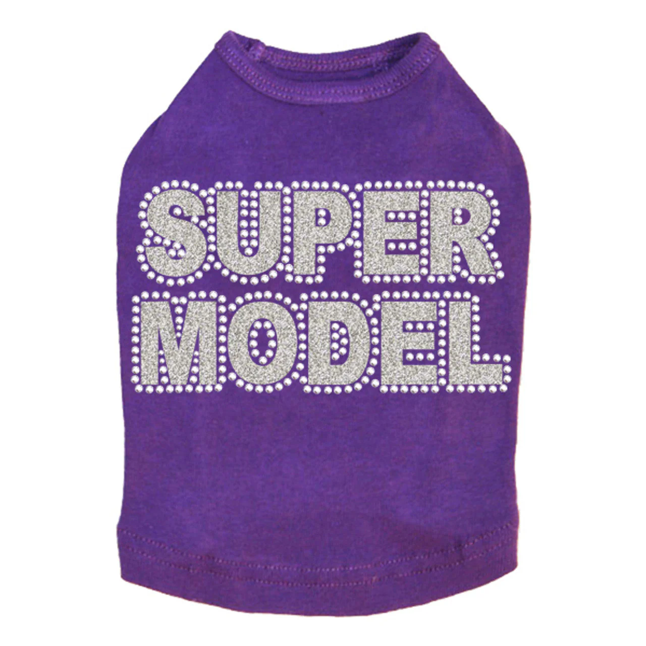 Super Model  (Silver) - Dog Tank - Image 9