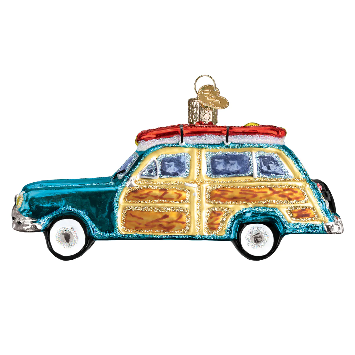 Surfs Up Wagon Ornament - Image 3
