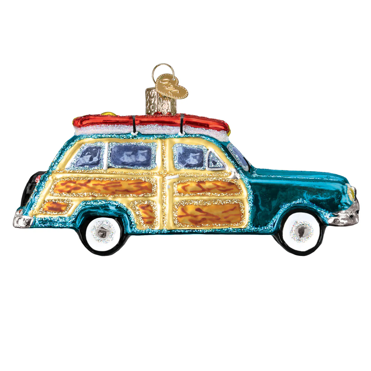 Surfs Up Wagon Ornament - Image 4