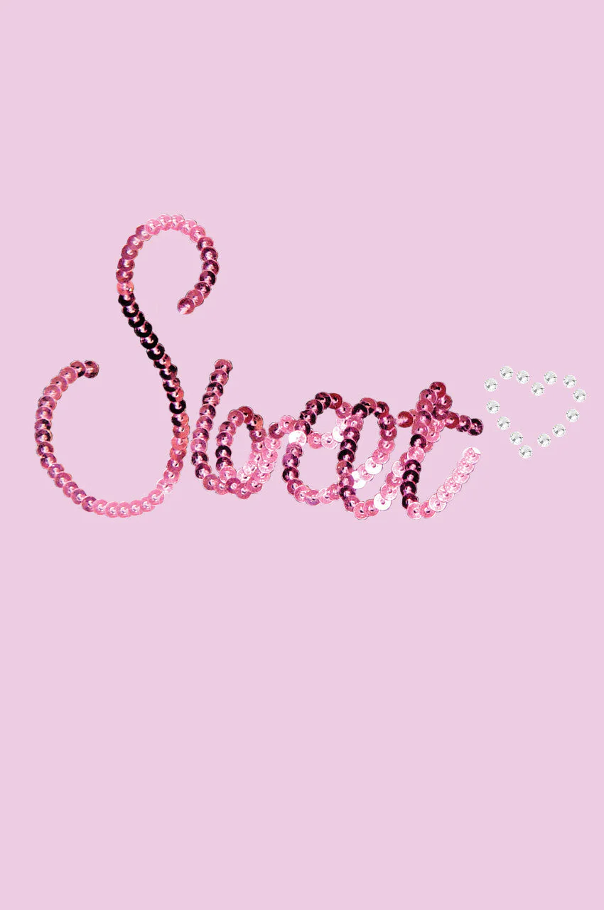 Sweet (Pink Sequins) Bandanna - Image 15
