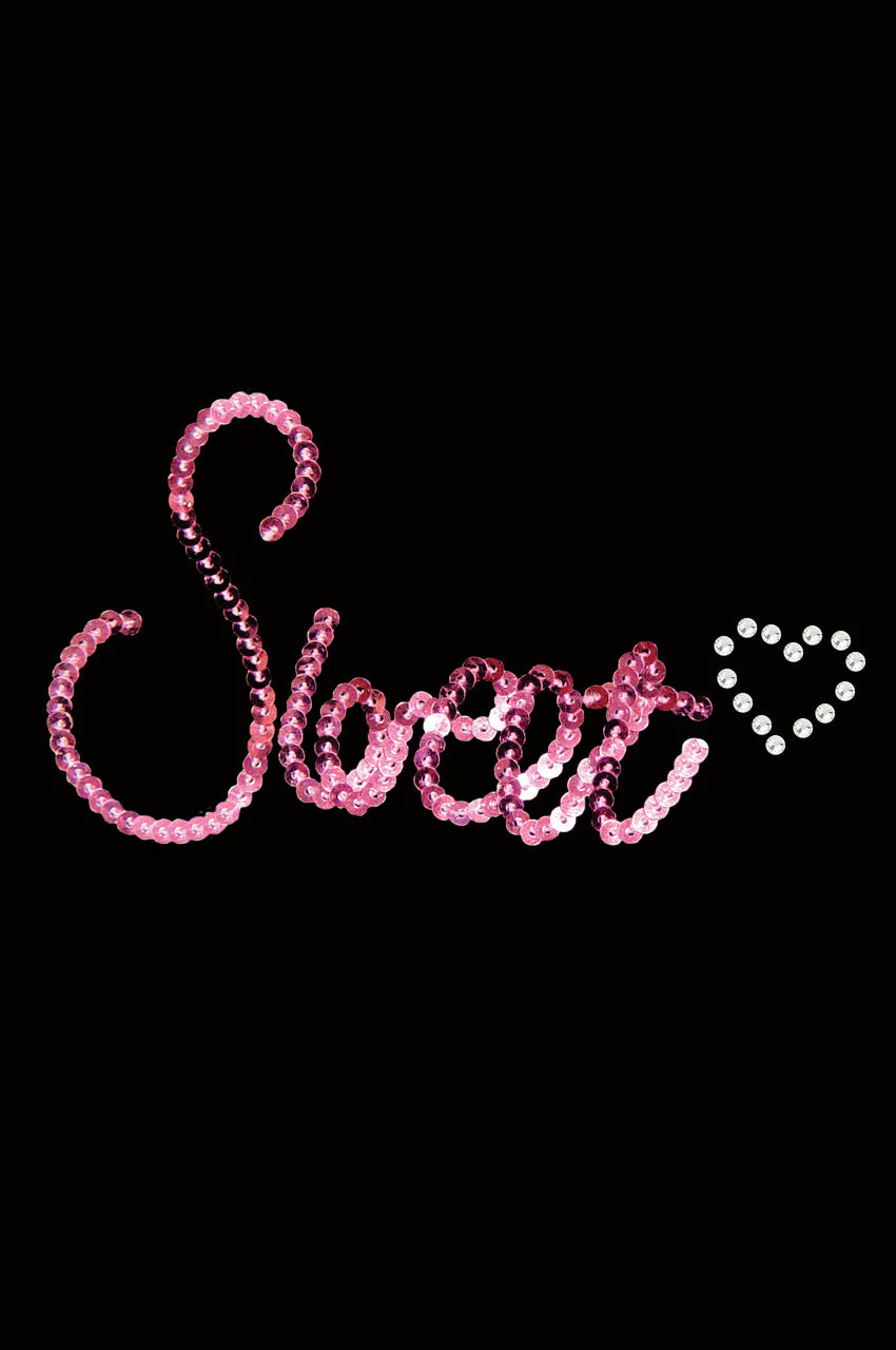 Sweet (Pink Sequins) Bandanna - Image 2