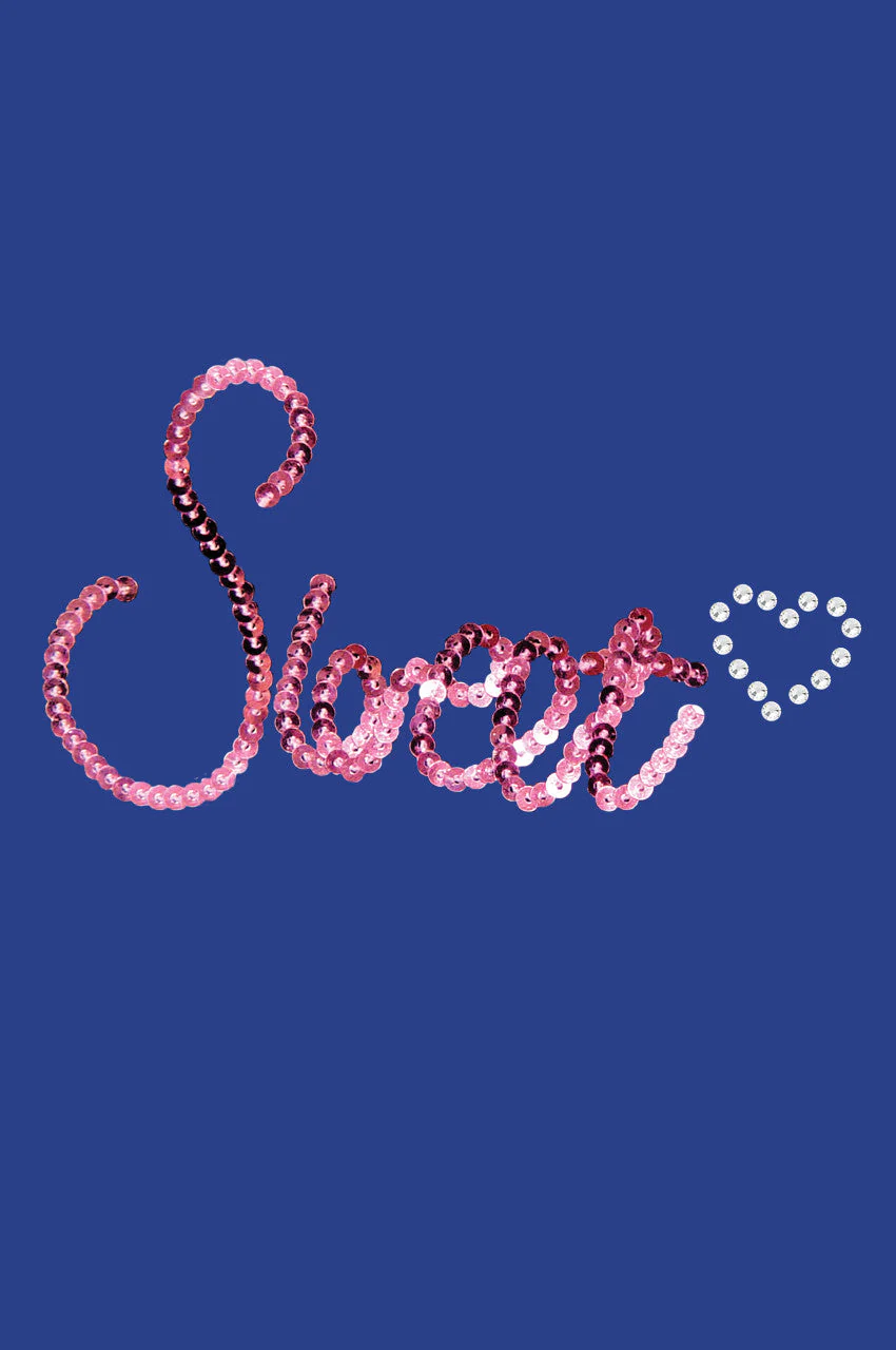 Sweet (Pink Sequins) Bandanna - Image 5