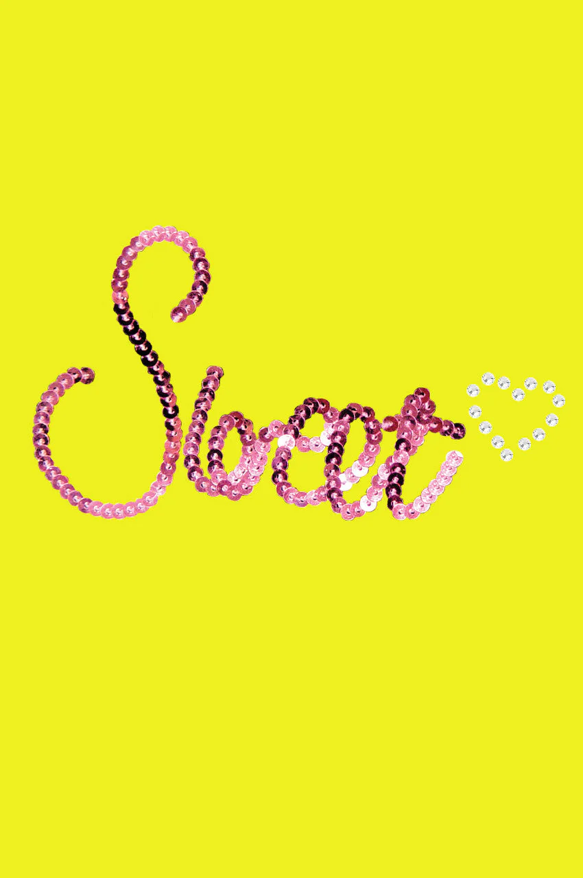 Sweet (Pink Sequins) Bandanna - Image 6