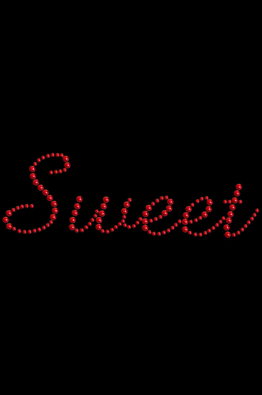 Sweet (Red Rhinestuds) - Bandanna - Image 2
