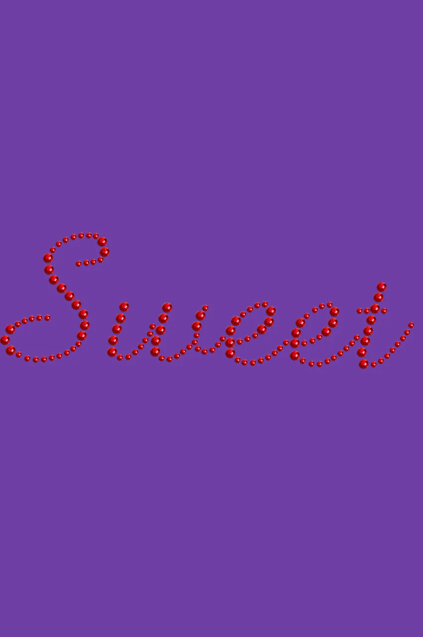Sweet (Red Rhinestuds) - Bandanna - Image 4