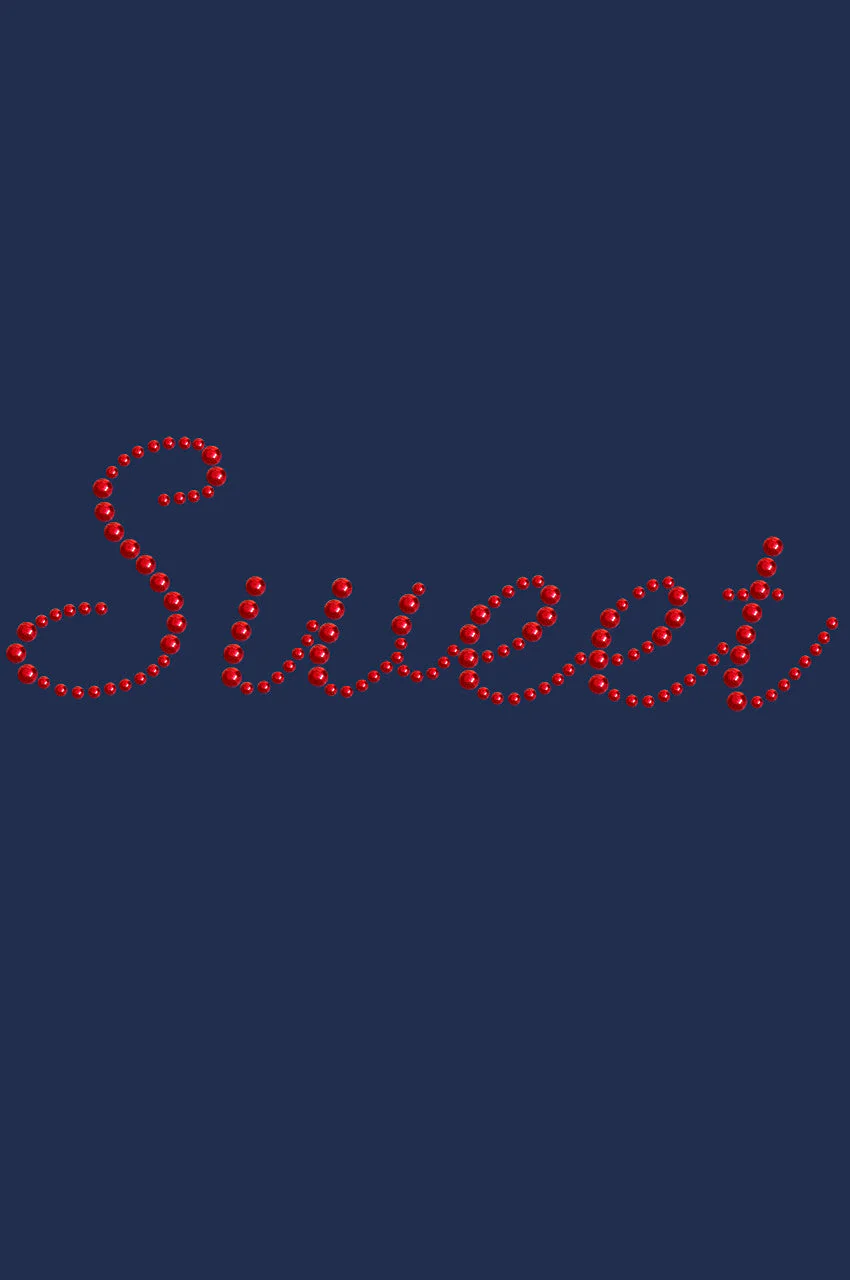 Sweet (Red Rhinestuds) - Bandanna - Image 5