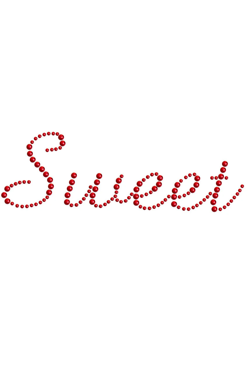 Sweet (Red Rhinestuds) - Bandanna - Image 9