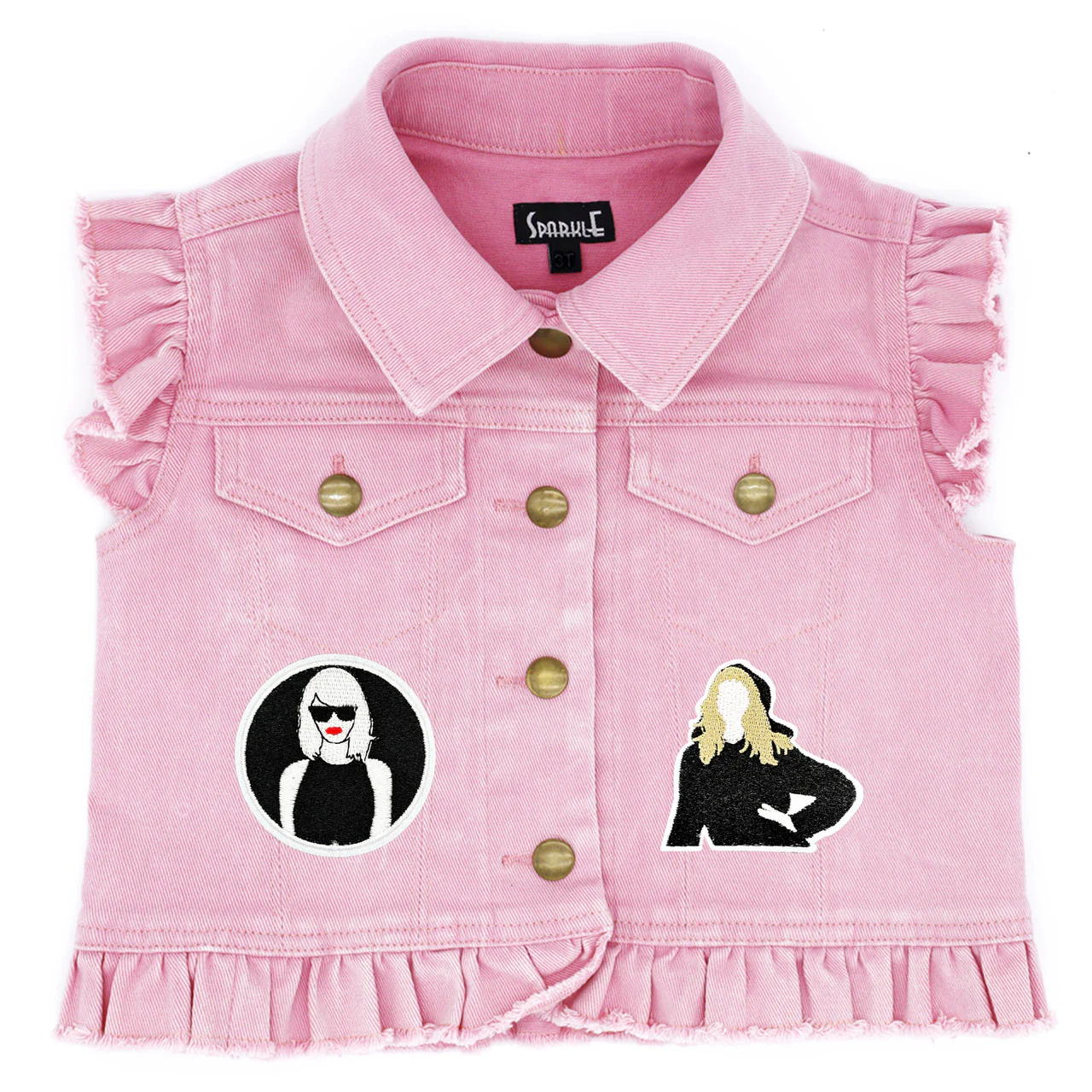 Swiftie Inspired Kids Denim Vest - Image 4