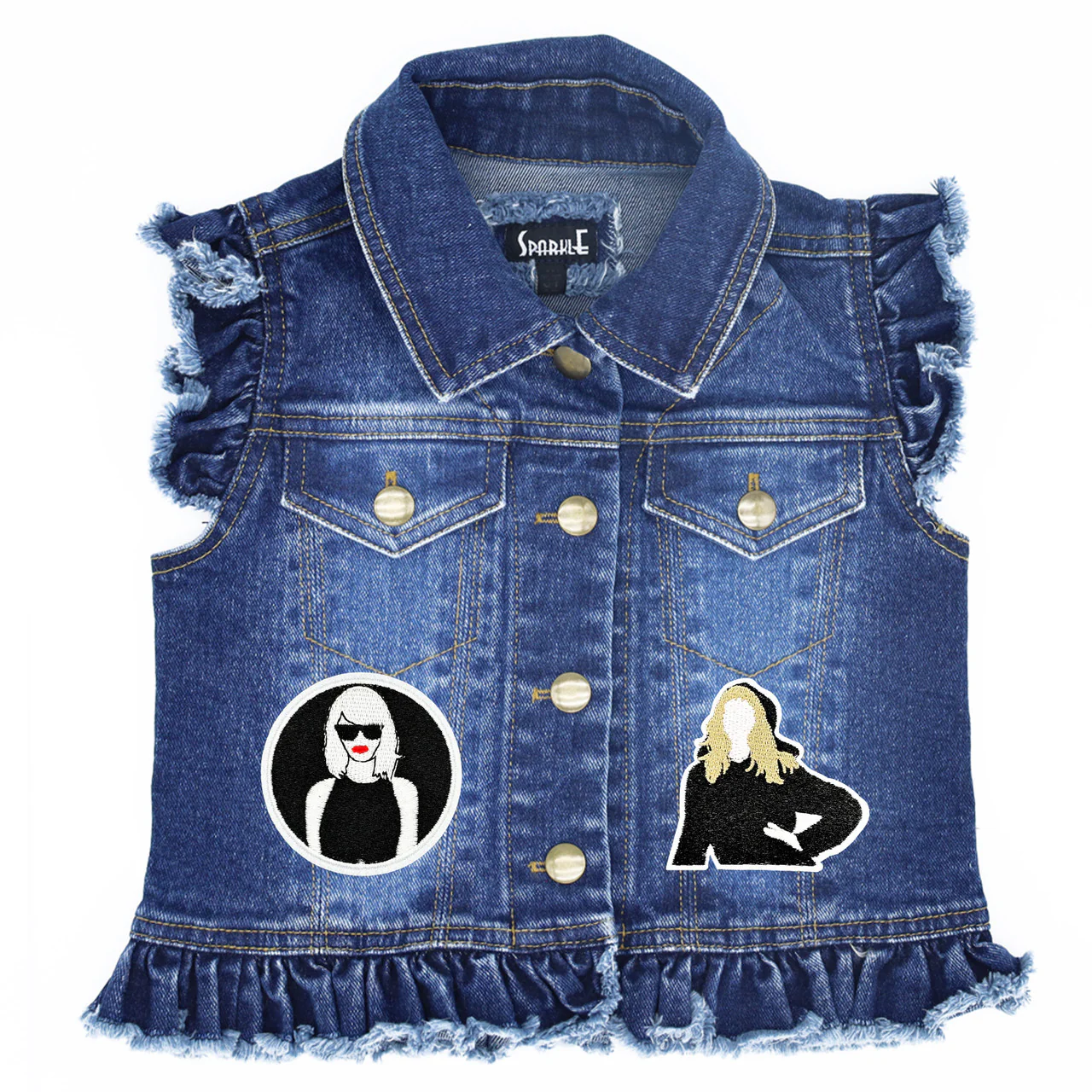 Swiftie Inspired Kids Denim Vest - Image 5