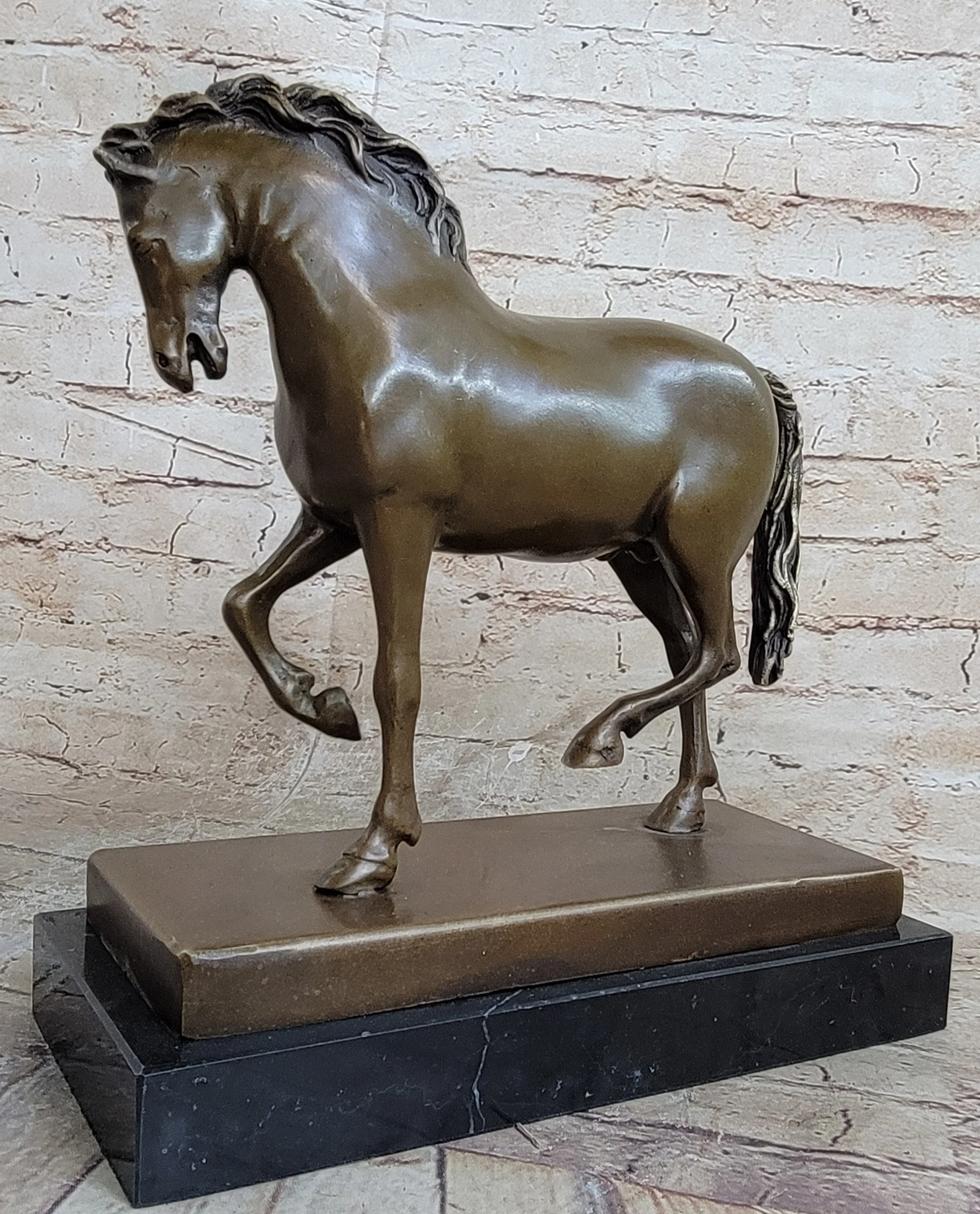 Tang Horse by Barye Art Deco Modern Bronze Sculpture Figurine Hot Cast Statue - Image 3