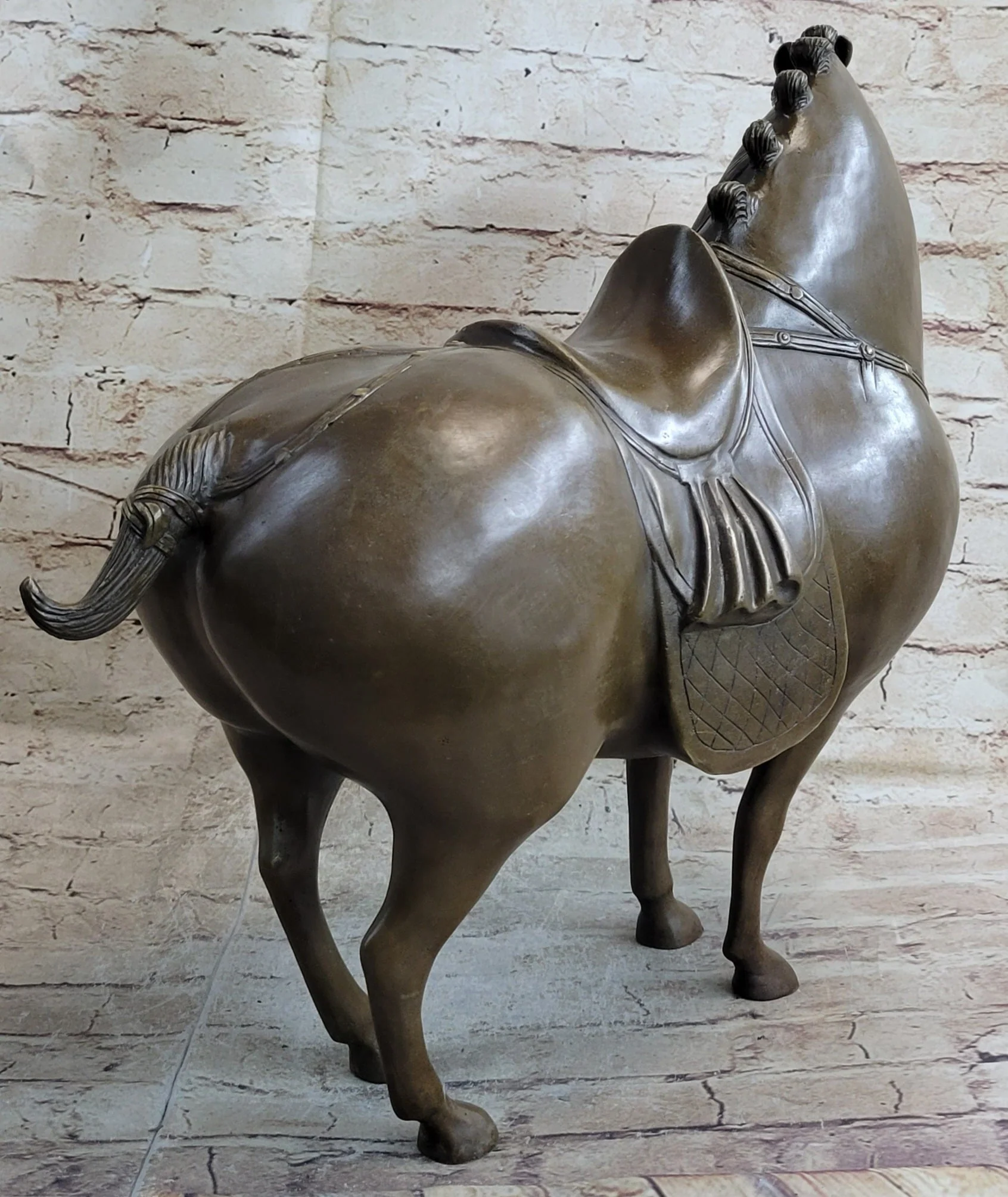 Tang Horse by Zhang Art Deco Modern Bronze Sculpture Figurine Hot Cast Statue - Image 4
