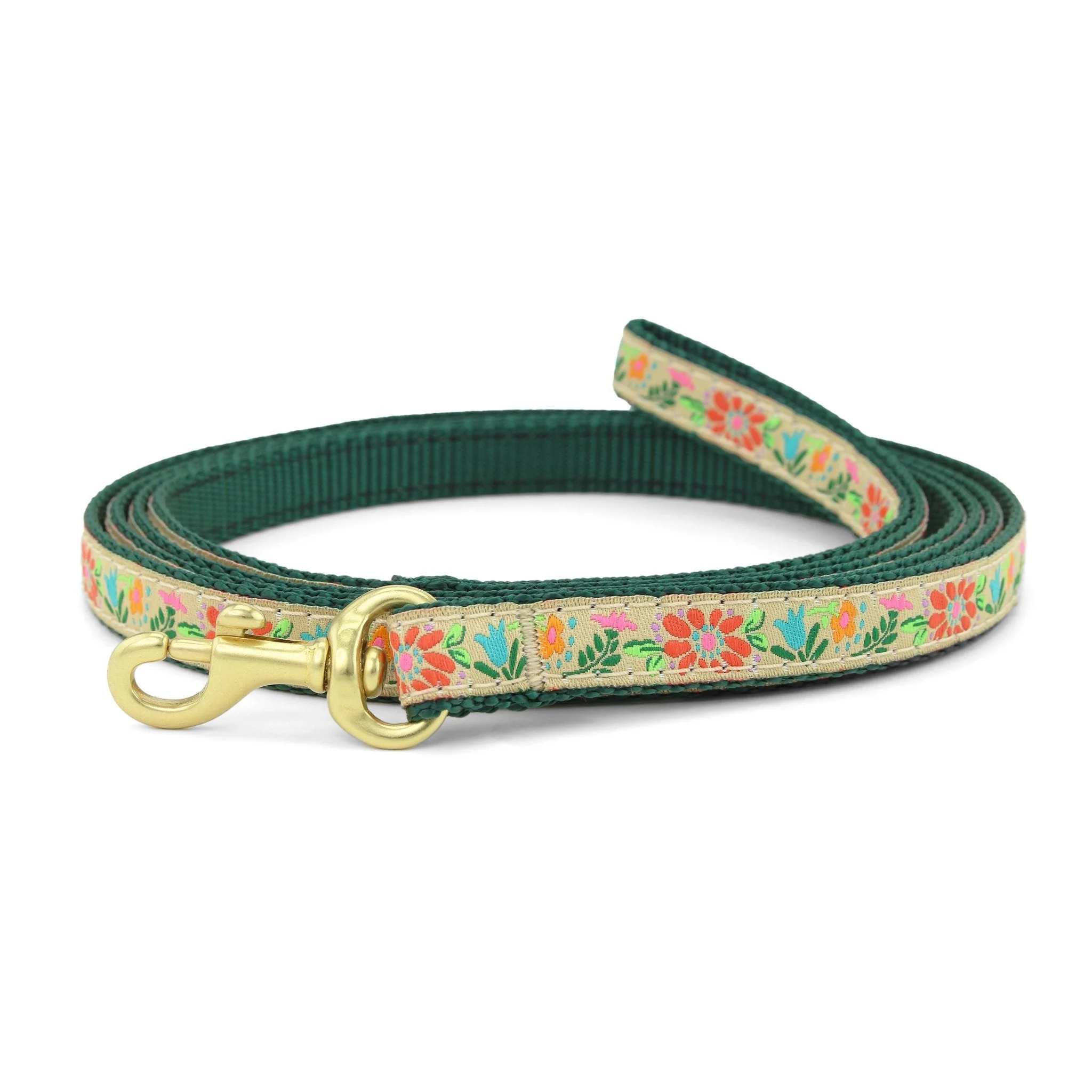 Up Country Tapestry Floral Made in USA Dog Leash