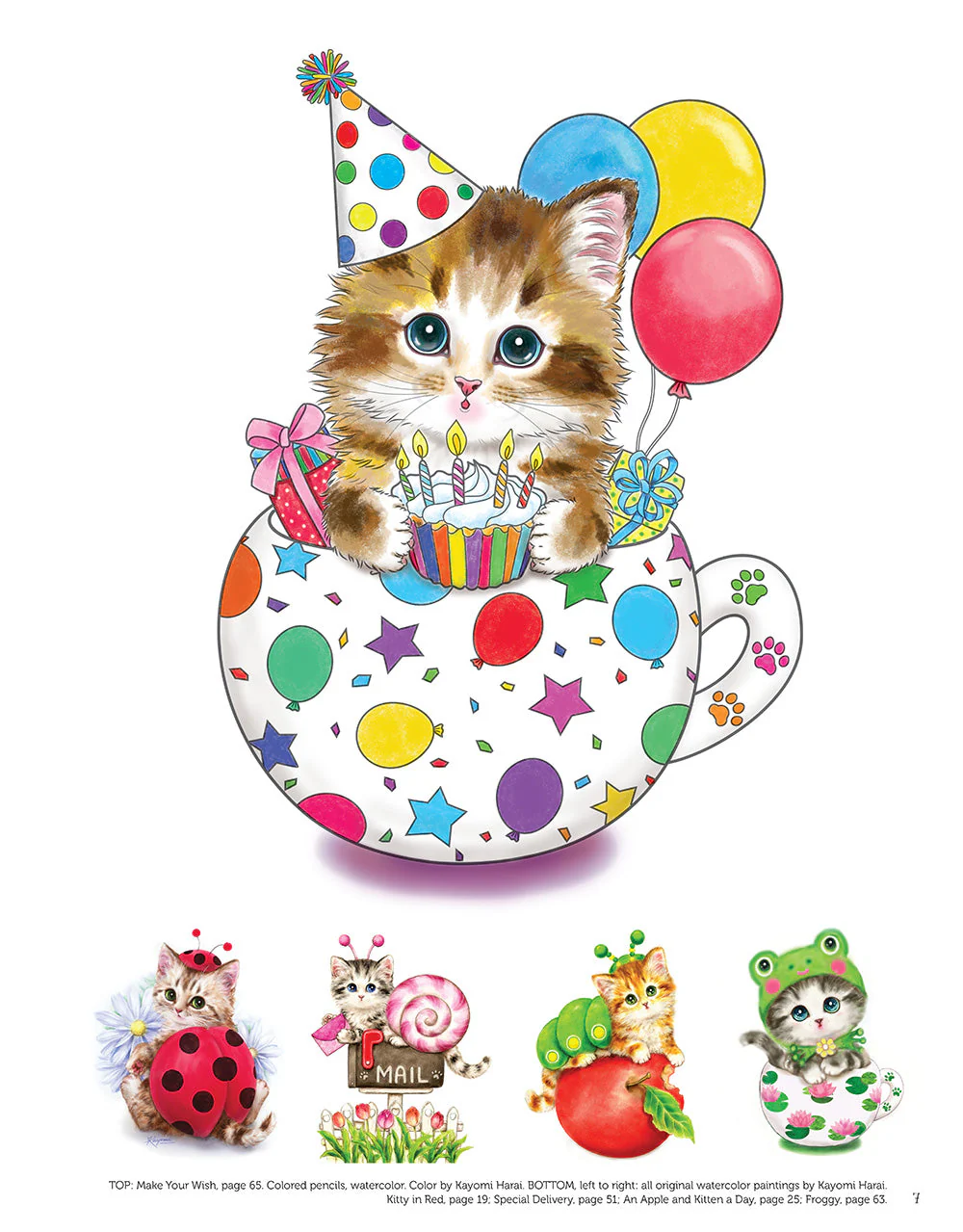 Teacup Kittens Coloring Book - Image 2
