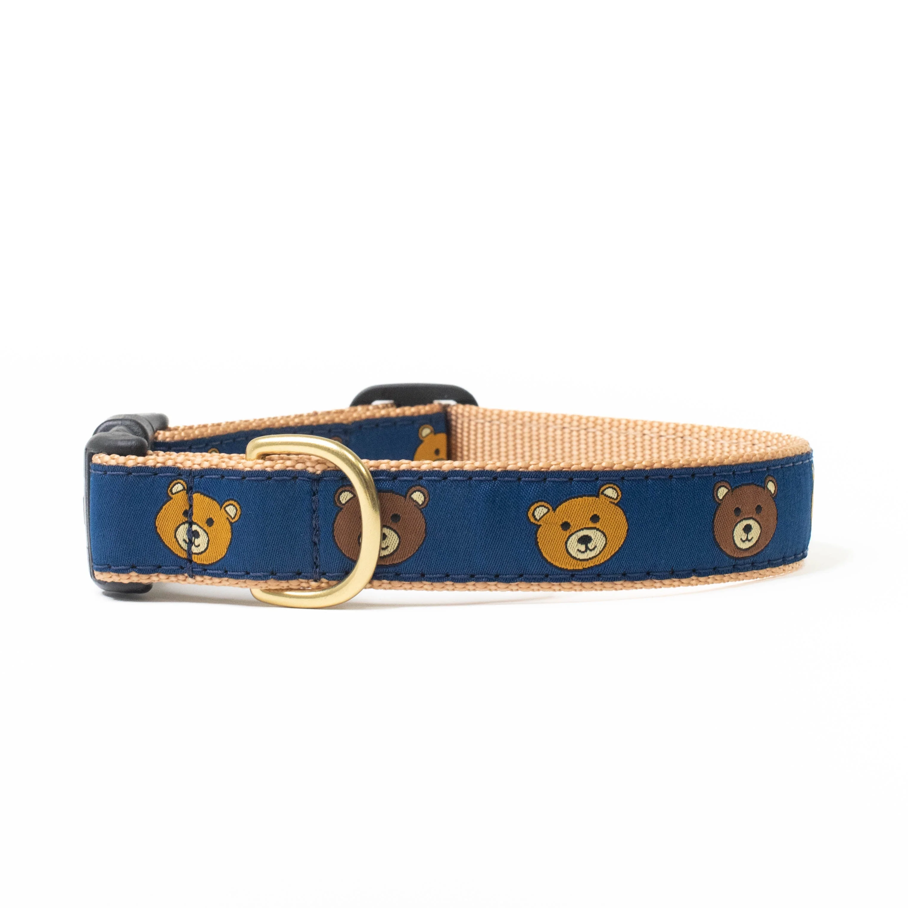 Up Country Teddy Cast Brass Dog Collar