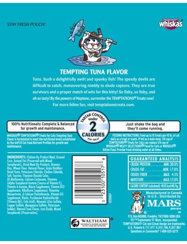 Temptations Mega Tempting Tuna Cat Treat (6.35oz) - Image 2