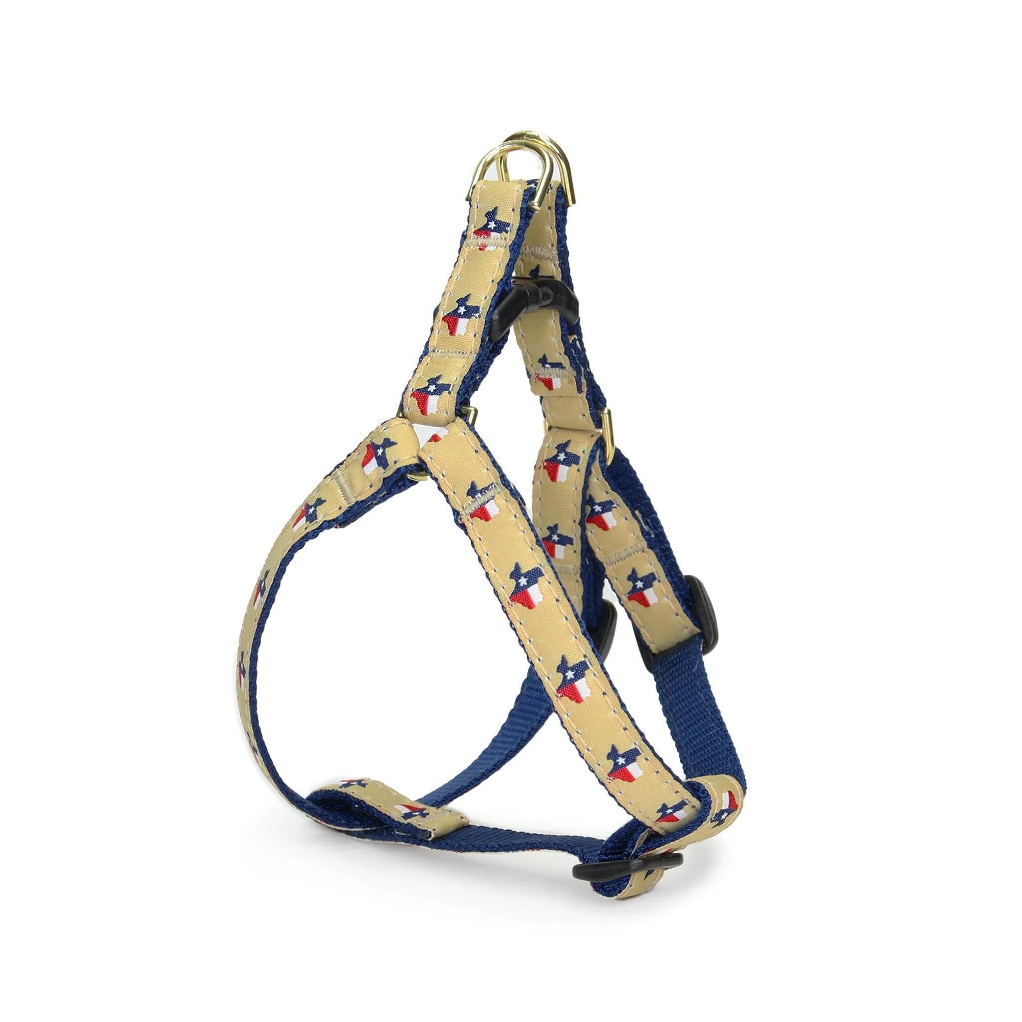 Up Country Texas Dog - Navy Adjustable Dog Harness