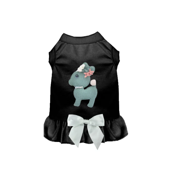 Bark 5th Ave., LLC Wood Dog Dress - Green