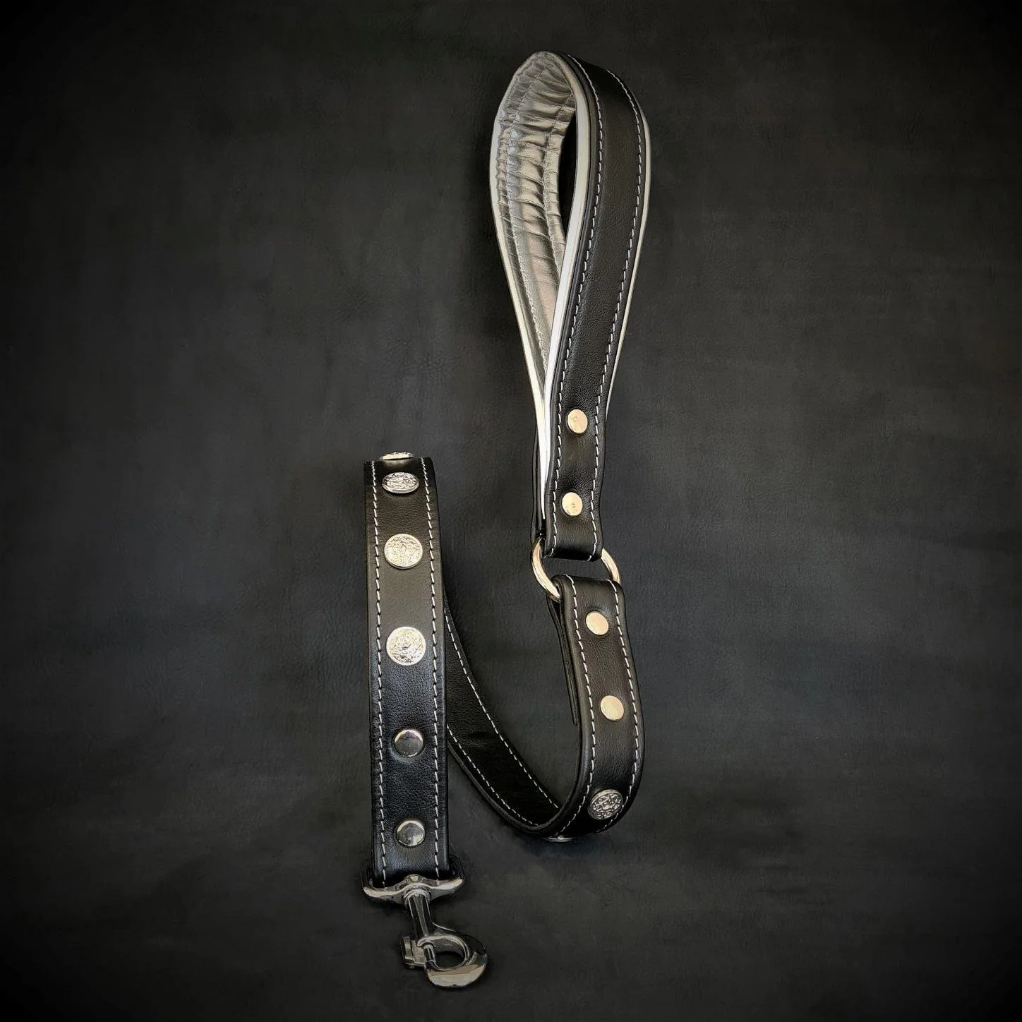 Bestia Dog Gear Genuine Leather Dog Collar
