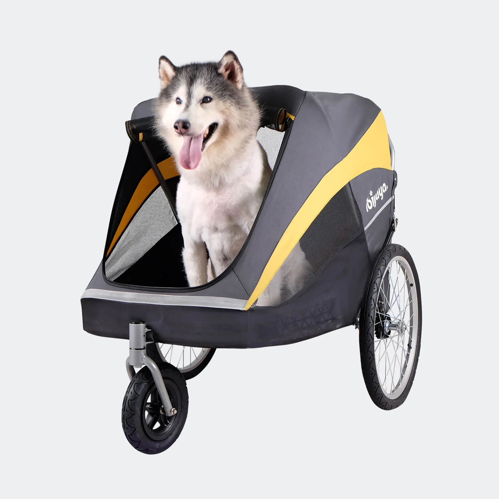 The Hercules Heavy-Duty Pro Pet Stroller-Bike Trailer, 3-Wheel Extra-Large Dog Stroller - Image 4