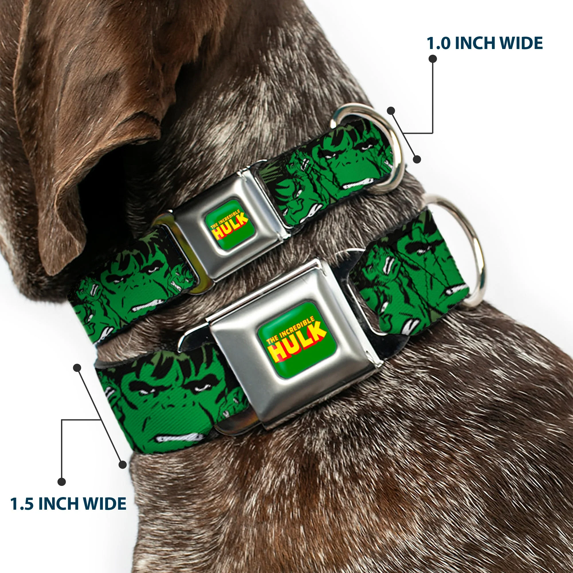 THE HULK Seatbelt Buckle Collar - The Hulk Stacked - Image 2