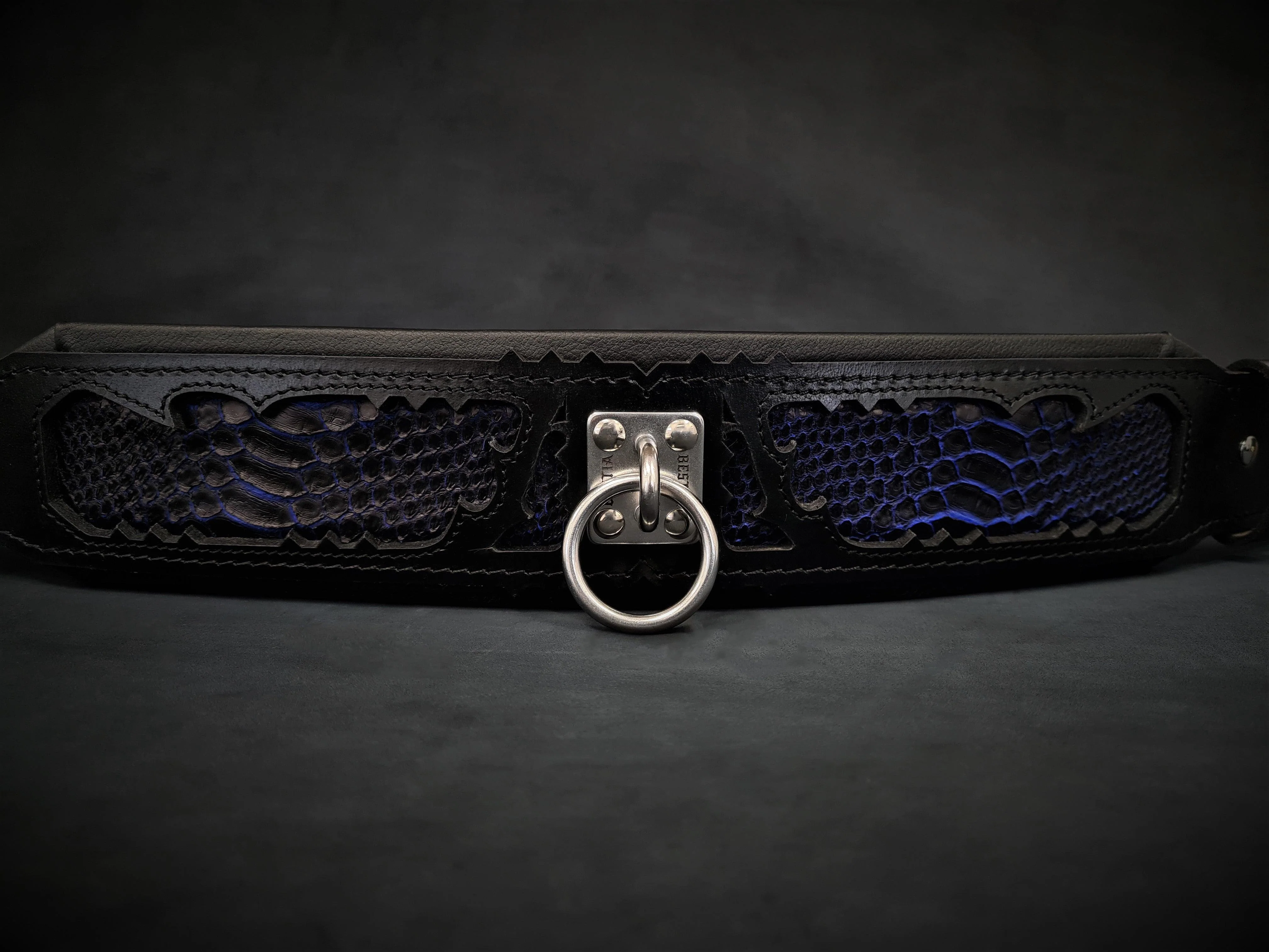 Bestia Dog Gear Genuine Leather Dog Collar - Image 2