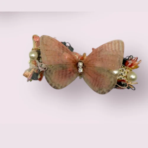 The Mariposa Collection – Tweed Hair Bows - Image 3