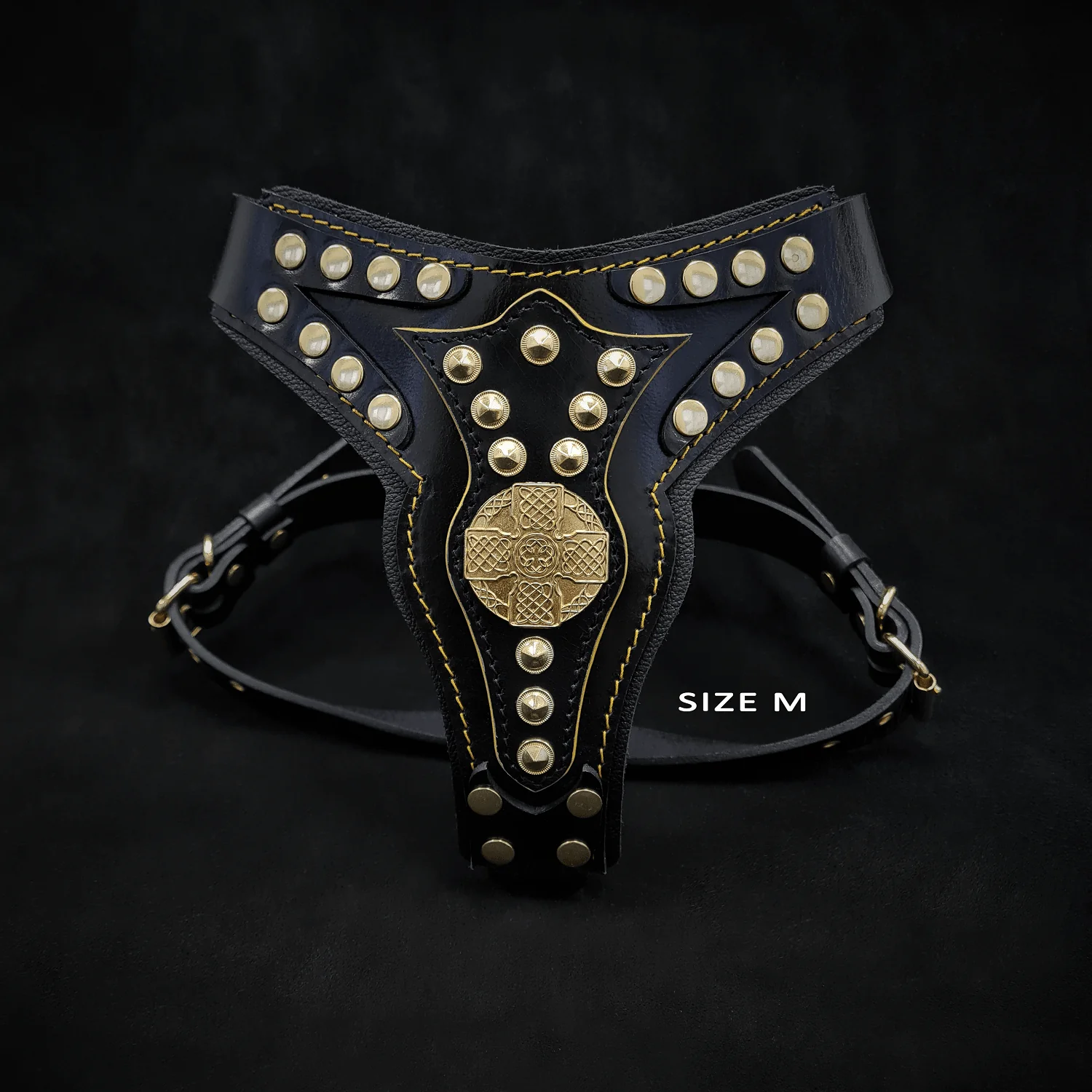 Bestia Dog Gear Genuine Leather Dog Harness - M - Image 4