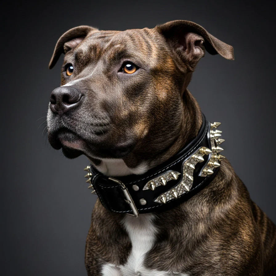 Bestia Dog Gear Genuine Leather Dog Collar - Image 4