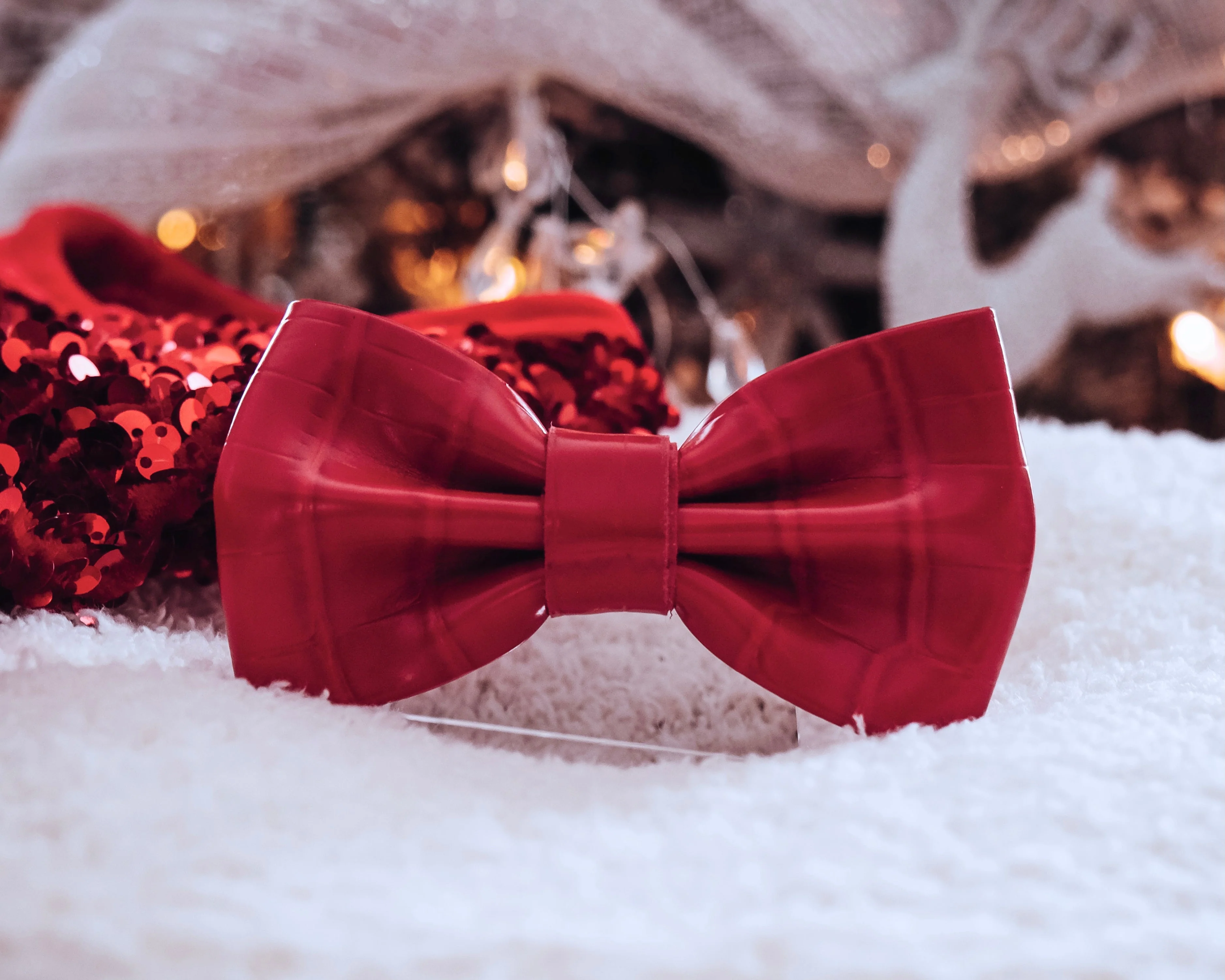 The Ruby Hair Bow