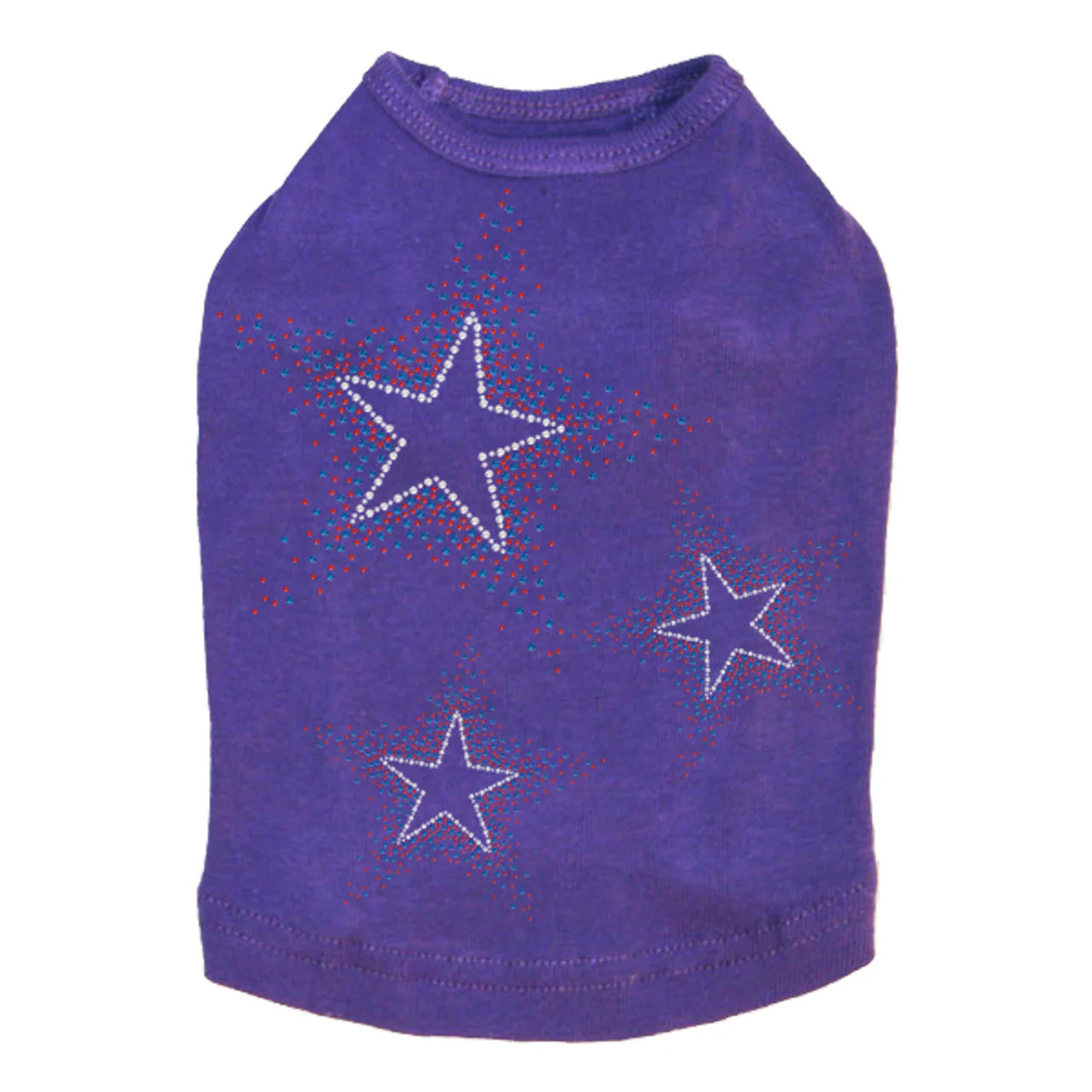Three Stars (Red & Blue) - Dog Tank - Image 5