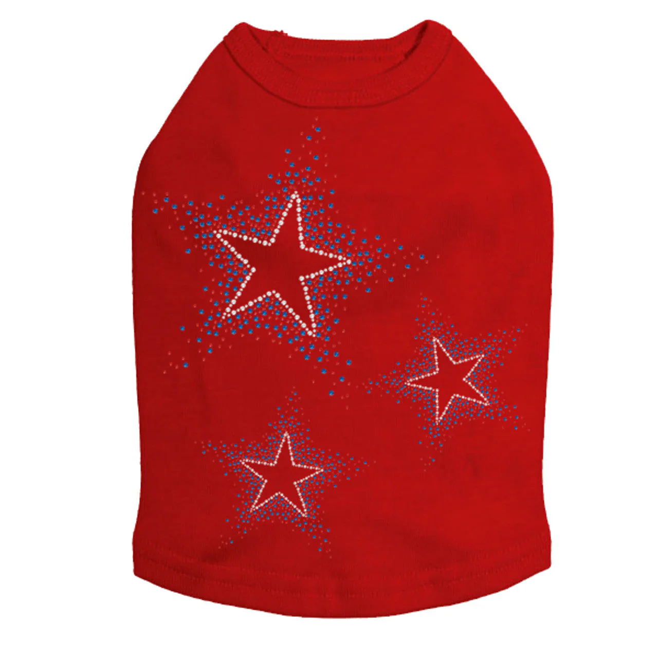 Three Stars (Red & Blue) - Dog Tank - Image 7