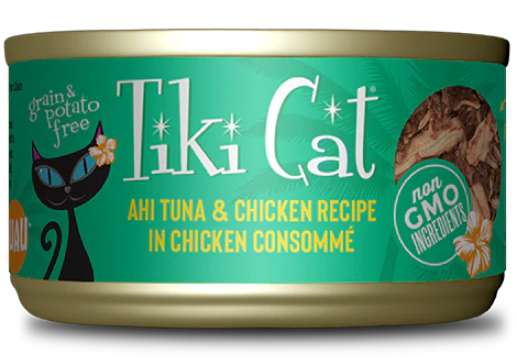 Tikicat Papeekeo Luau Ahi Tuna and Chicken (2.8oz)