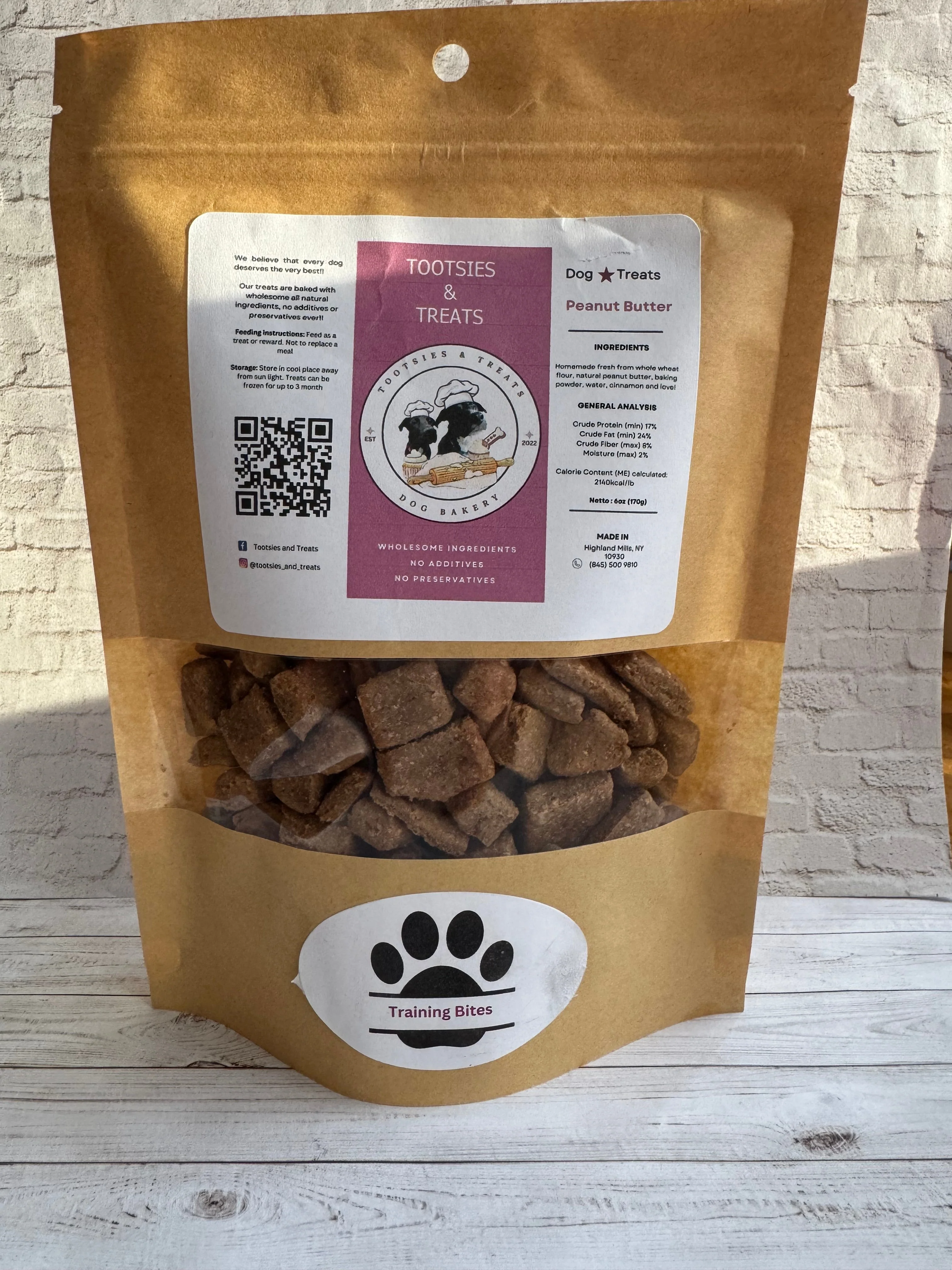 Tootsies & Treats Peanut Butter Training Bites (6oz) - Image 4