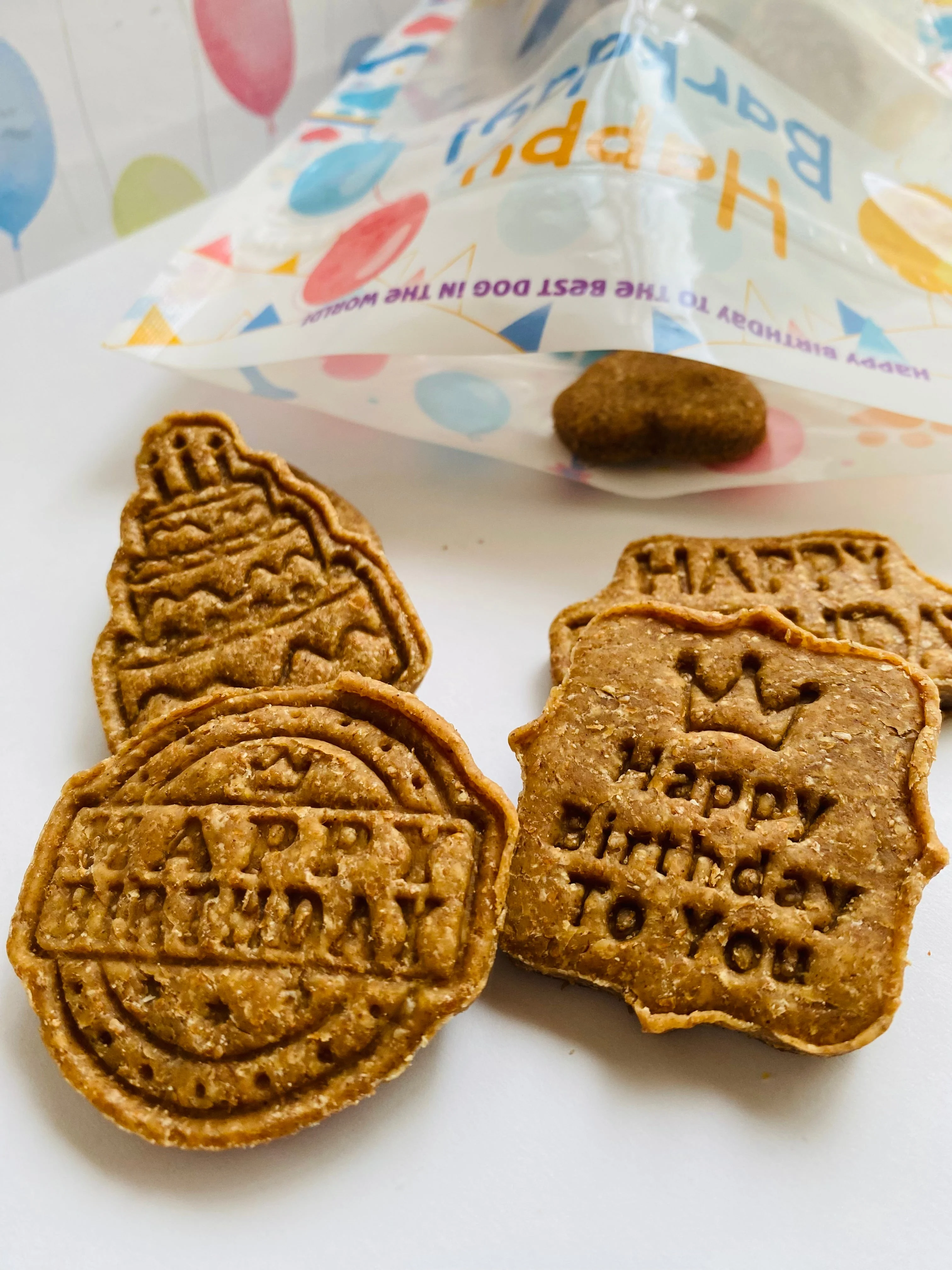 Tootsies & Treats Peanut Butter Treats Happy Barkday Bag (10oz) - Image 2