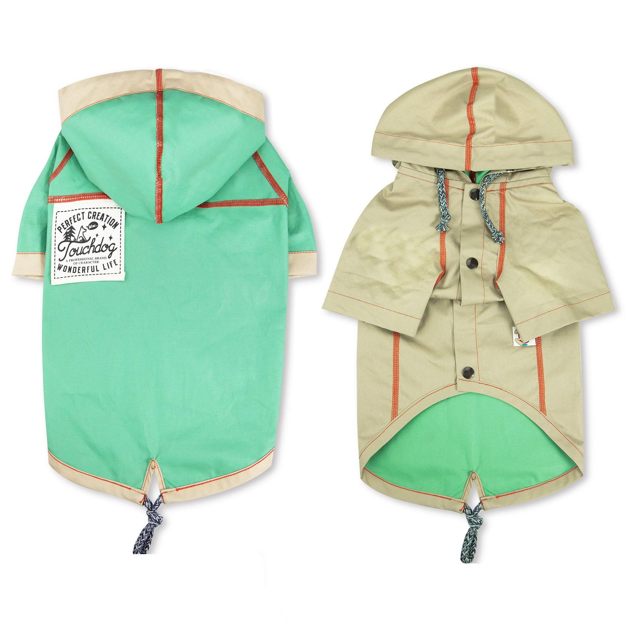 Touchdog Cloudburst Reversible Fashion Waterproof Dog Raincoat - Image 10