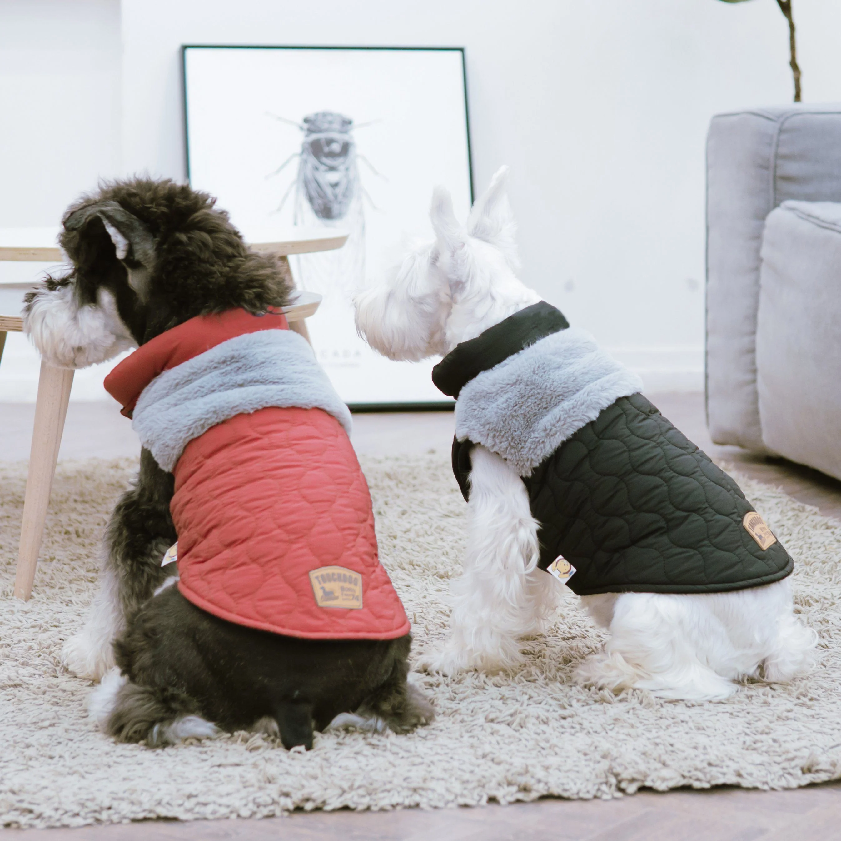 Touchdog Furrost-Bite Fur and Fleece Designer Fashion Dog Jacket - Image 4