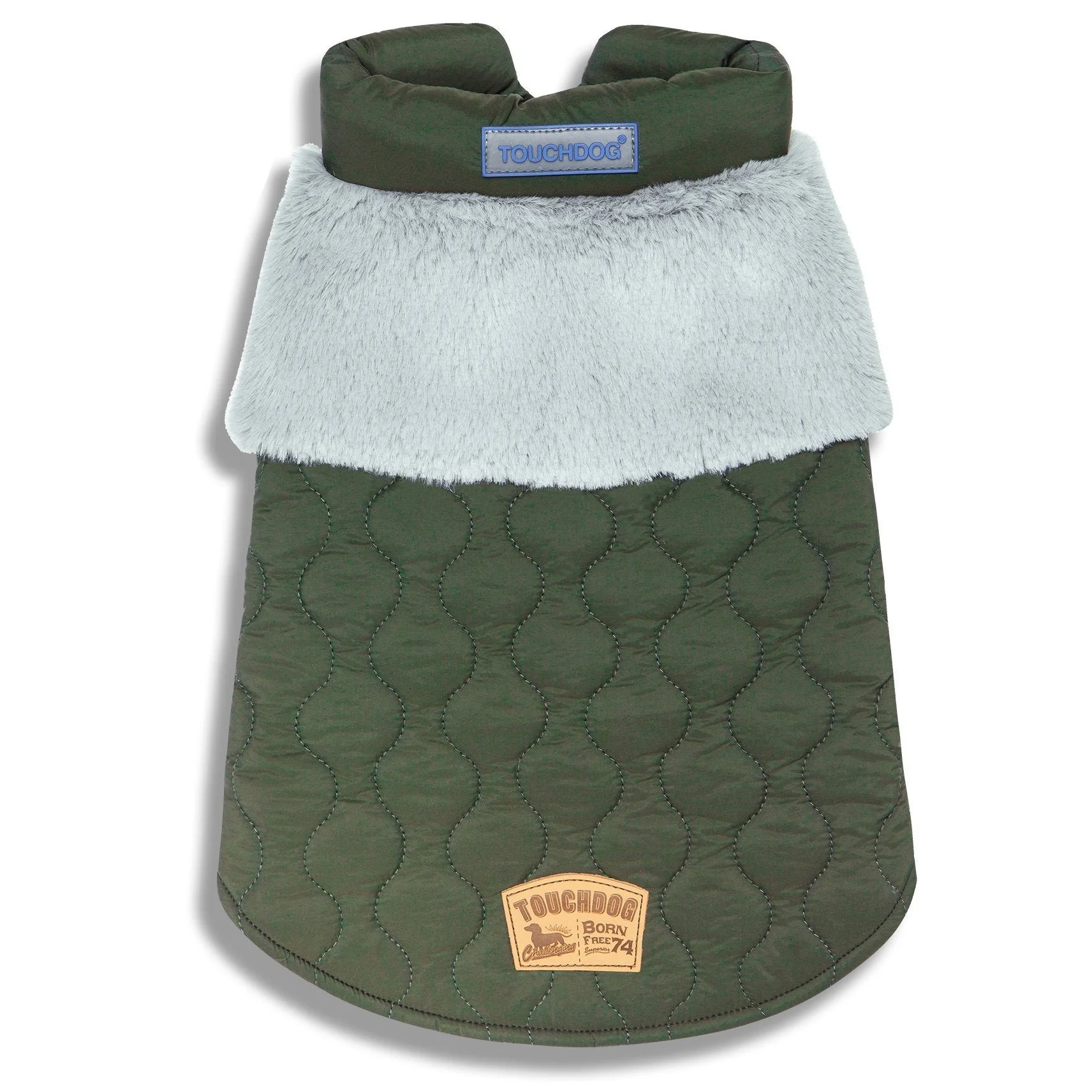 Touchdog Furrost-Bite Fur and Fleece Designer Fashion Dog Jacket - Image 5