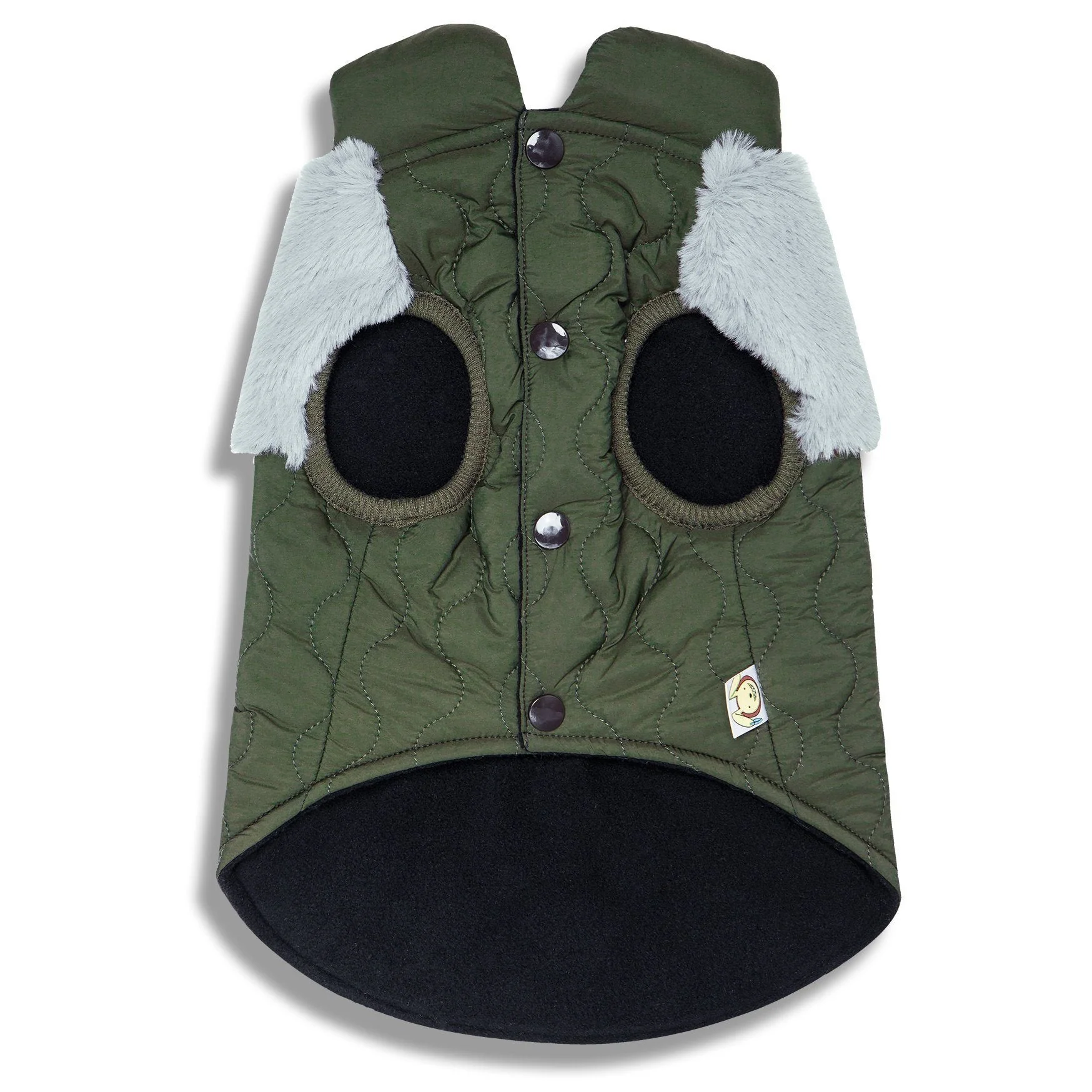 Touchdog Furrost-Bite Fur and Fleece Designer Fashion Dog Jacket - Image 6