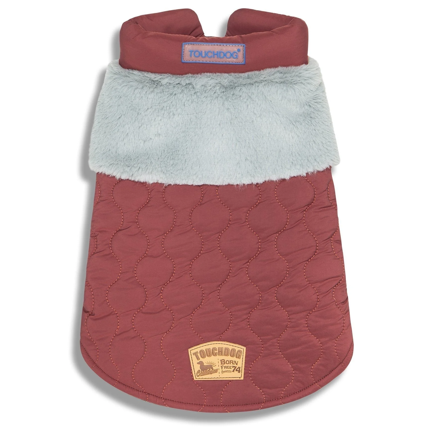 Touchdog Furrost-Bite Fur and Fleece Designer Fashion Dog Jacket - Image 7