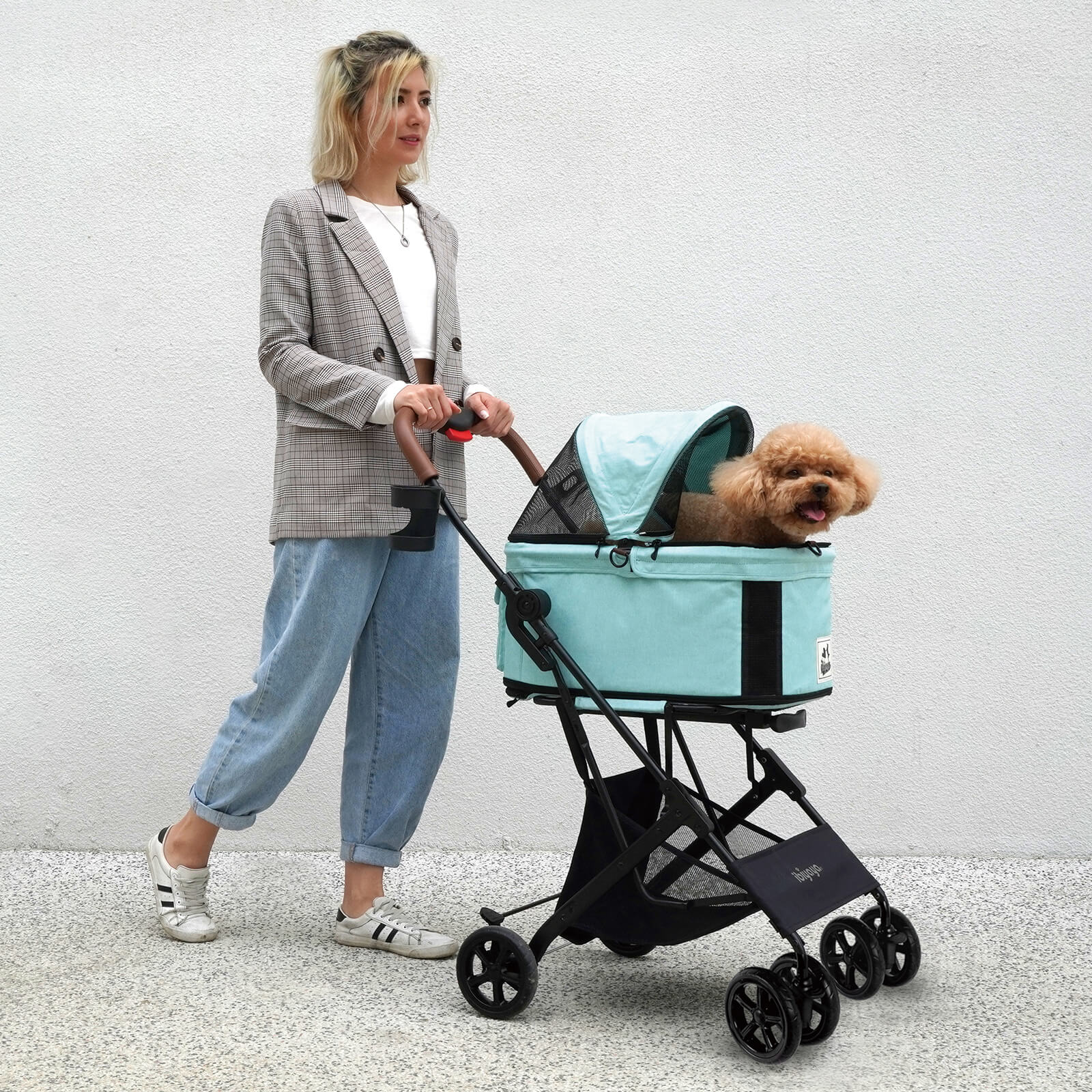Travois 3 in 1 Pet Stroller with Detachable Carrier - Image 10