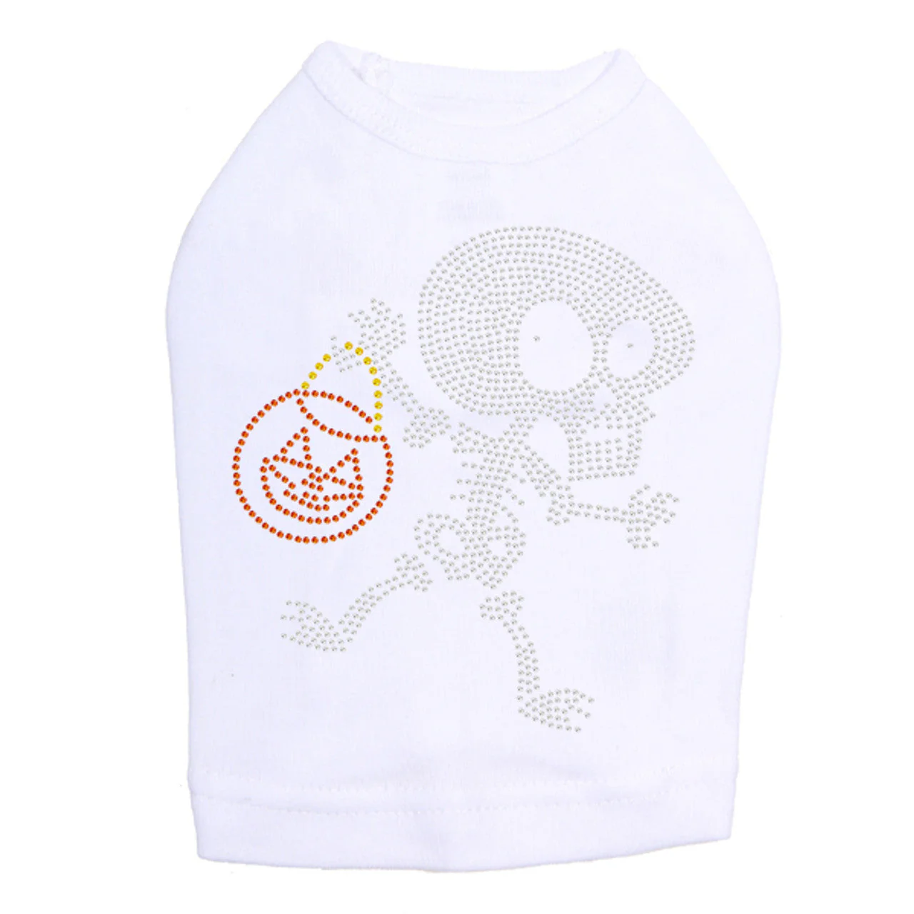 Trick or Treat Skeleton - Dog Tank - Image 11