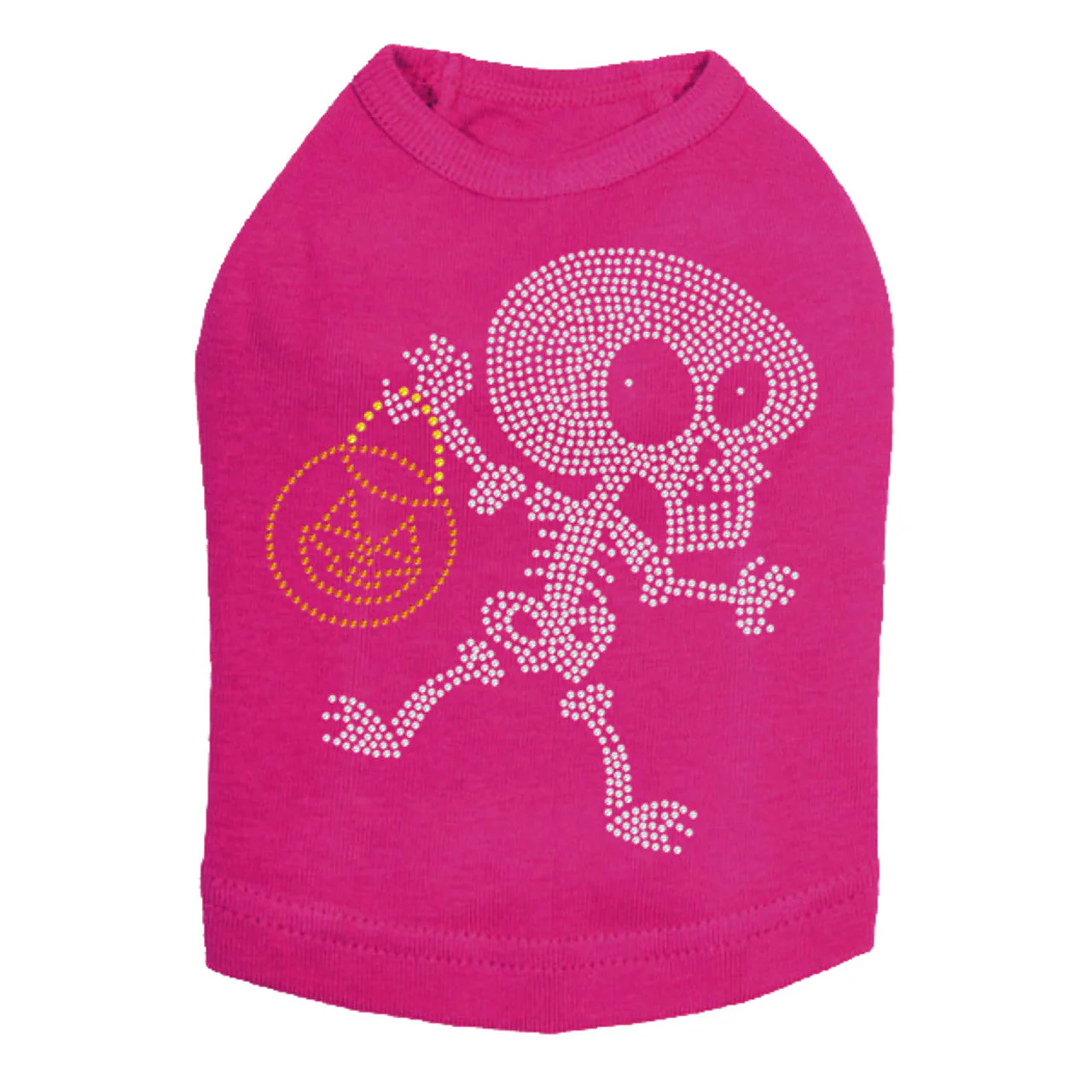 Trick or Treat Skeleton - Dog Tank - Image 13