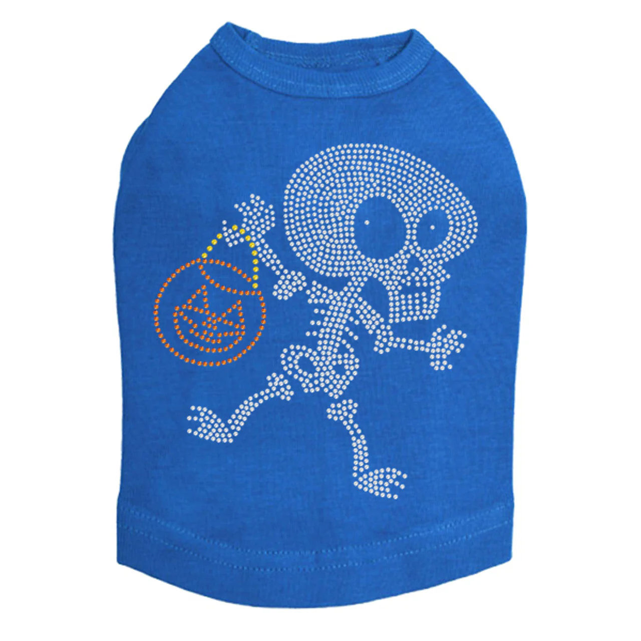 Trick or Treat Skeleton - Dog Tank - Image 2