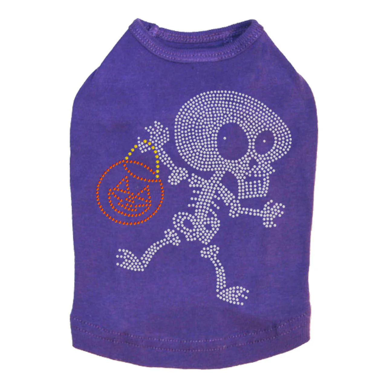 Trick or Treat Skeleton - Dog Tank - Image 5