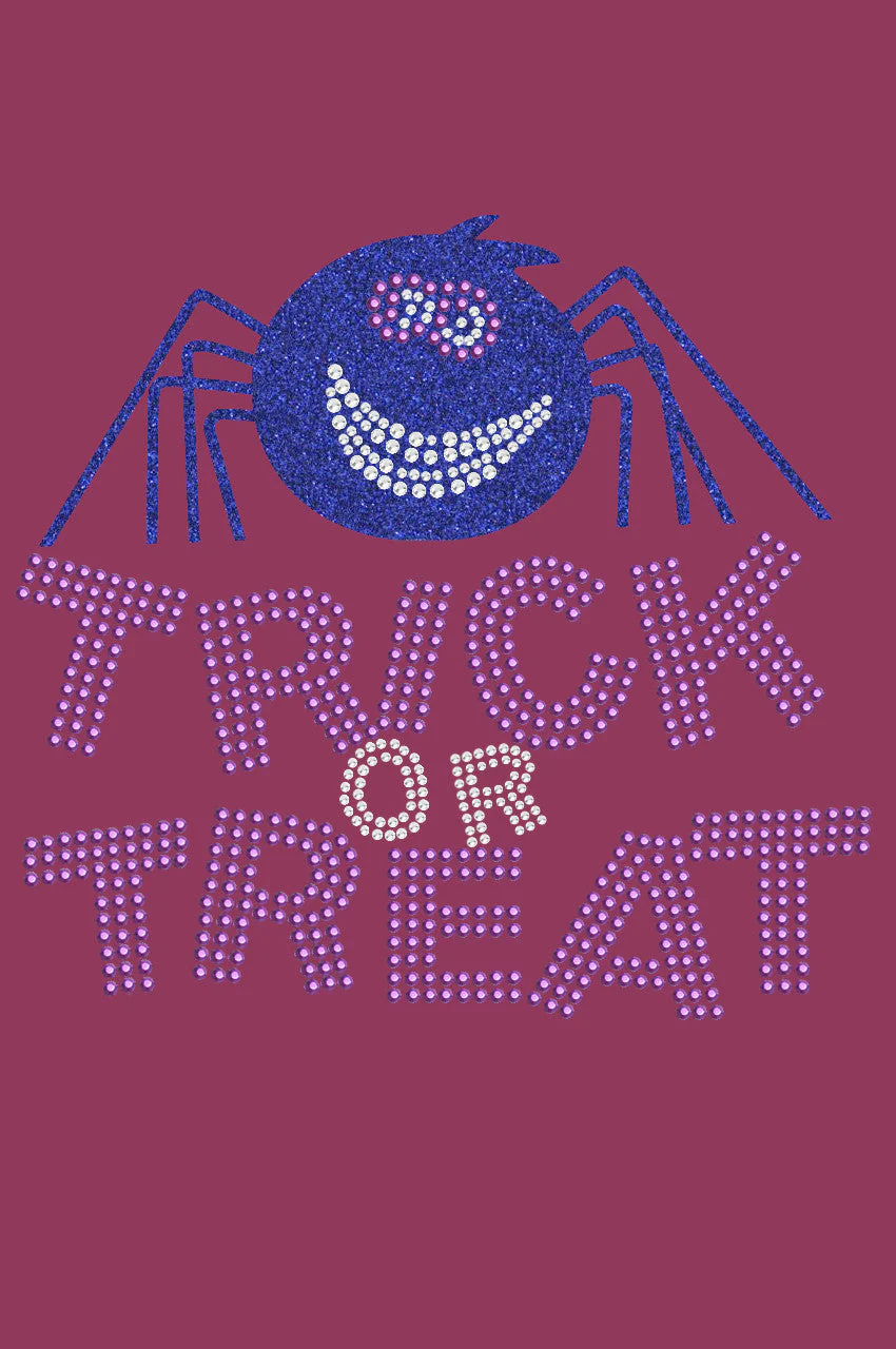 Trick or Treat with Blue Glitter Spider - Bandanna - Image 13